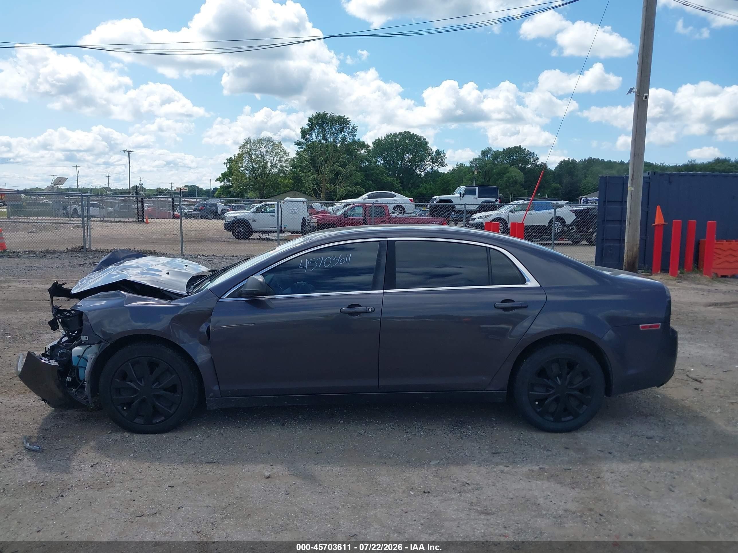 2010 Chevrolet Malibu Ls Gray vin: 1G1ZA5E06AF279147
