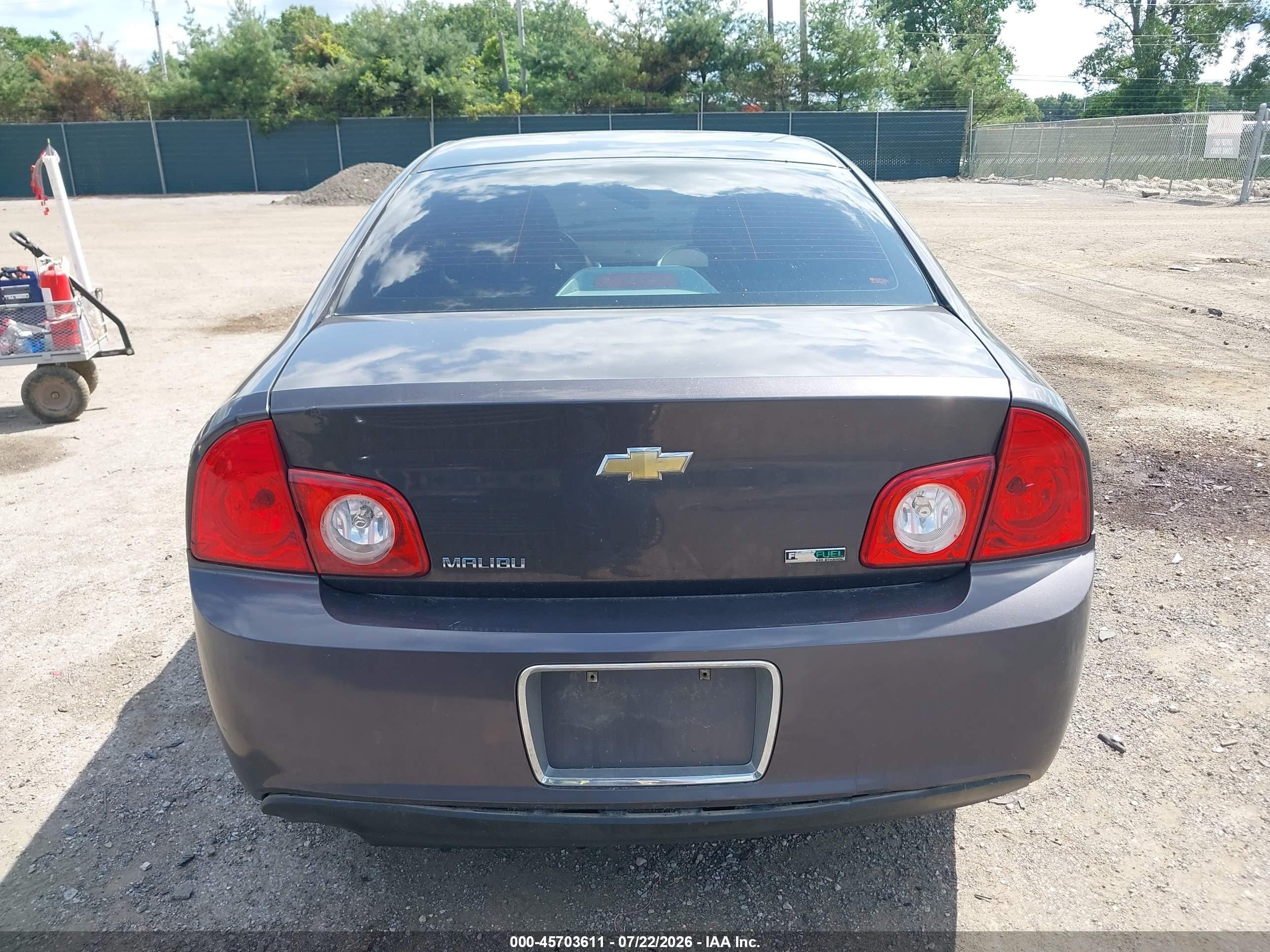 2010 Chevrolet Malibu Ls Gray vin: 1G1ZA5E06AF279147