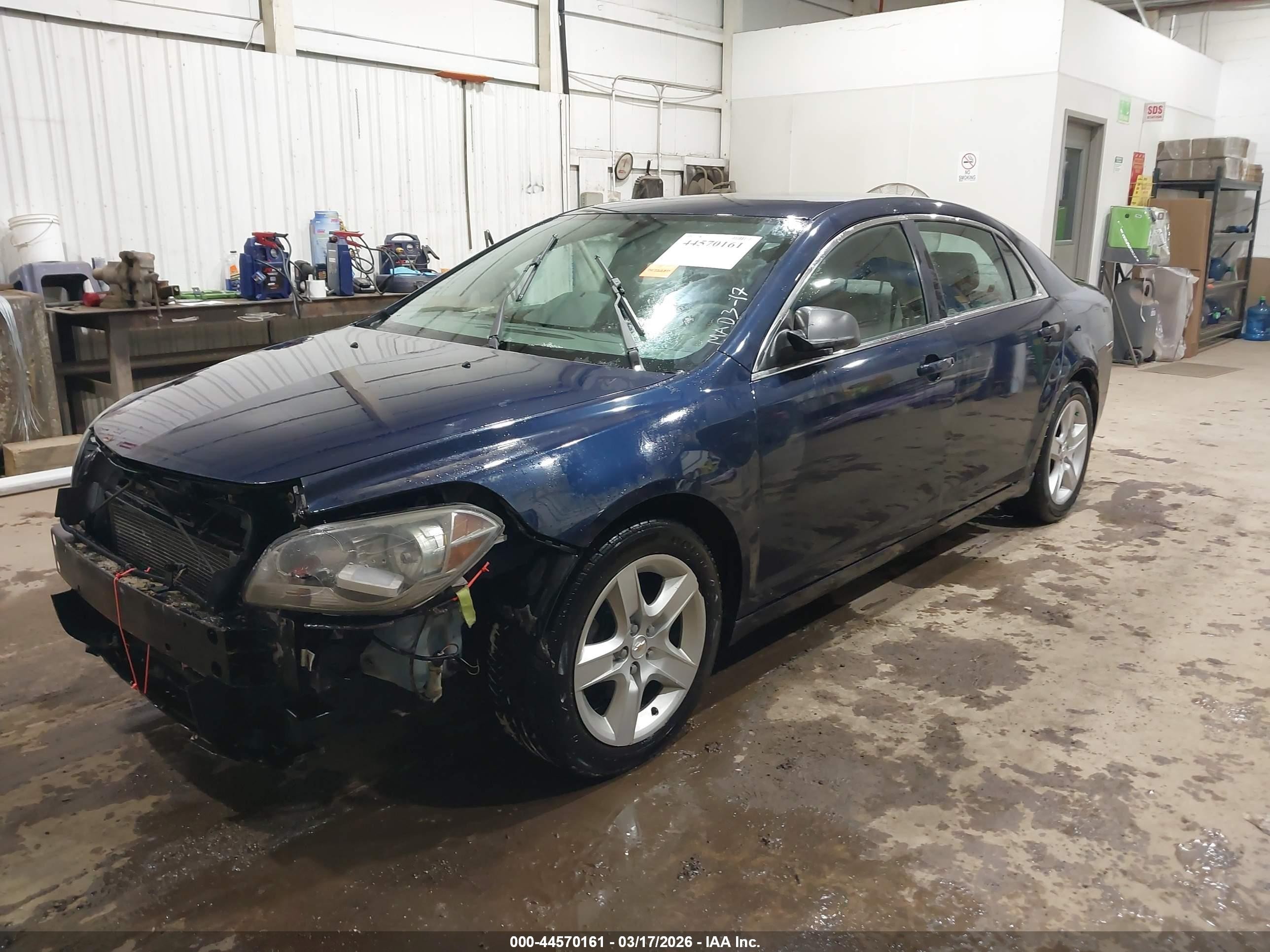 2010 Chevrolet Malibu Ls Dark Blue vin: 1G1ZA5E06AF284090