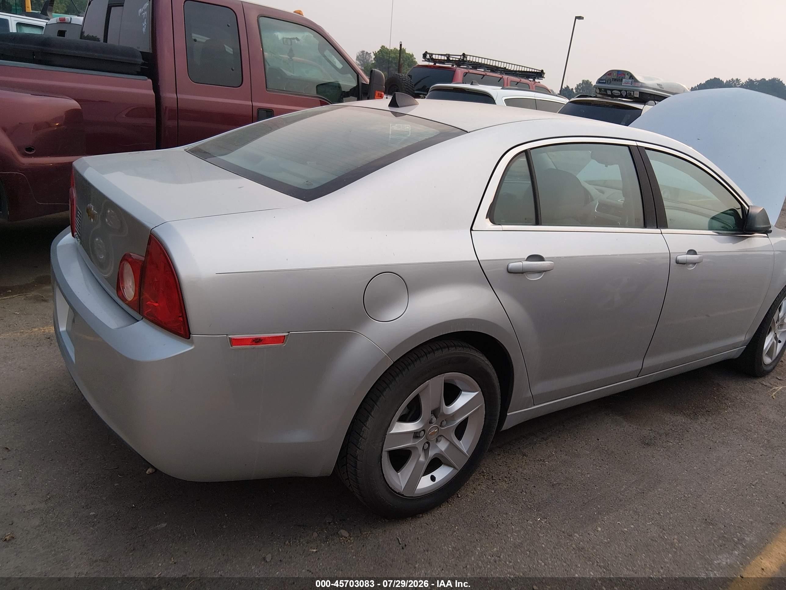 2012 Chevrolet Malibu Ls Серебряный vin: 1G1ZA5E06CF220649