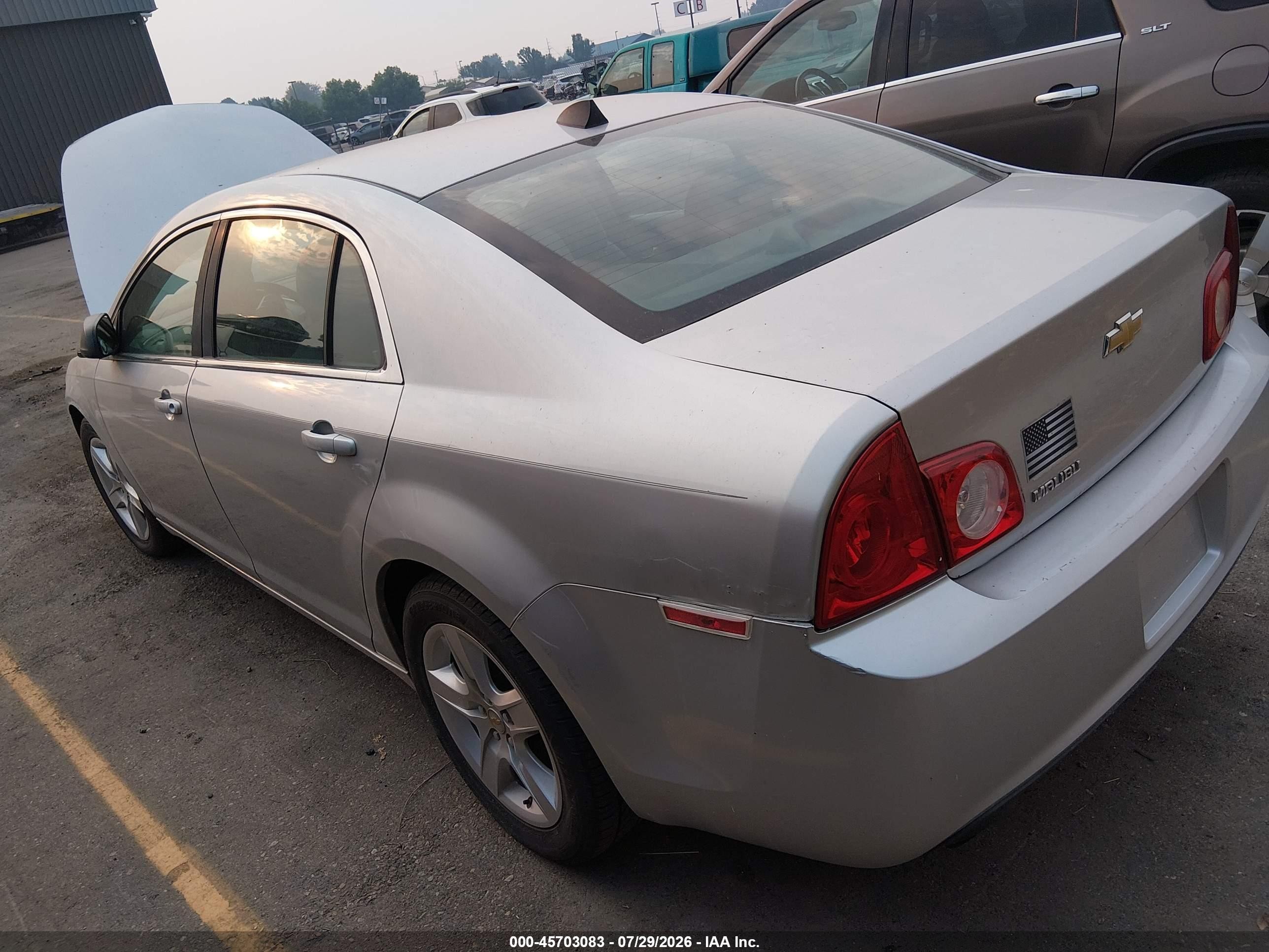 2012 Chevrolet Malibu Ls Серебряный vin: 1G1ZA5E06CF220649