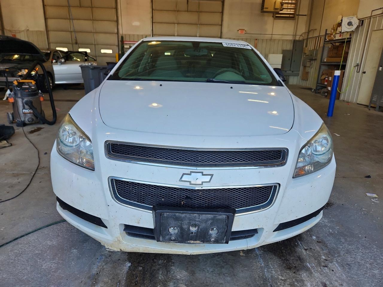 2012 Chevrolet Malibu Ls White vin: 1G1ZA5E06CF394446