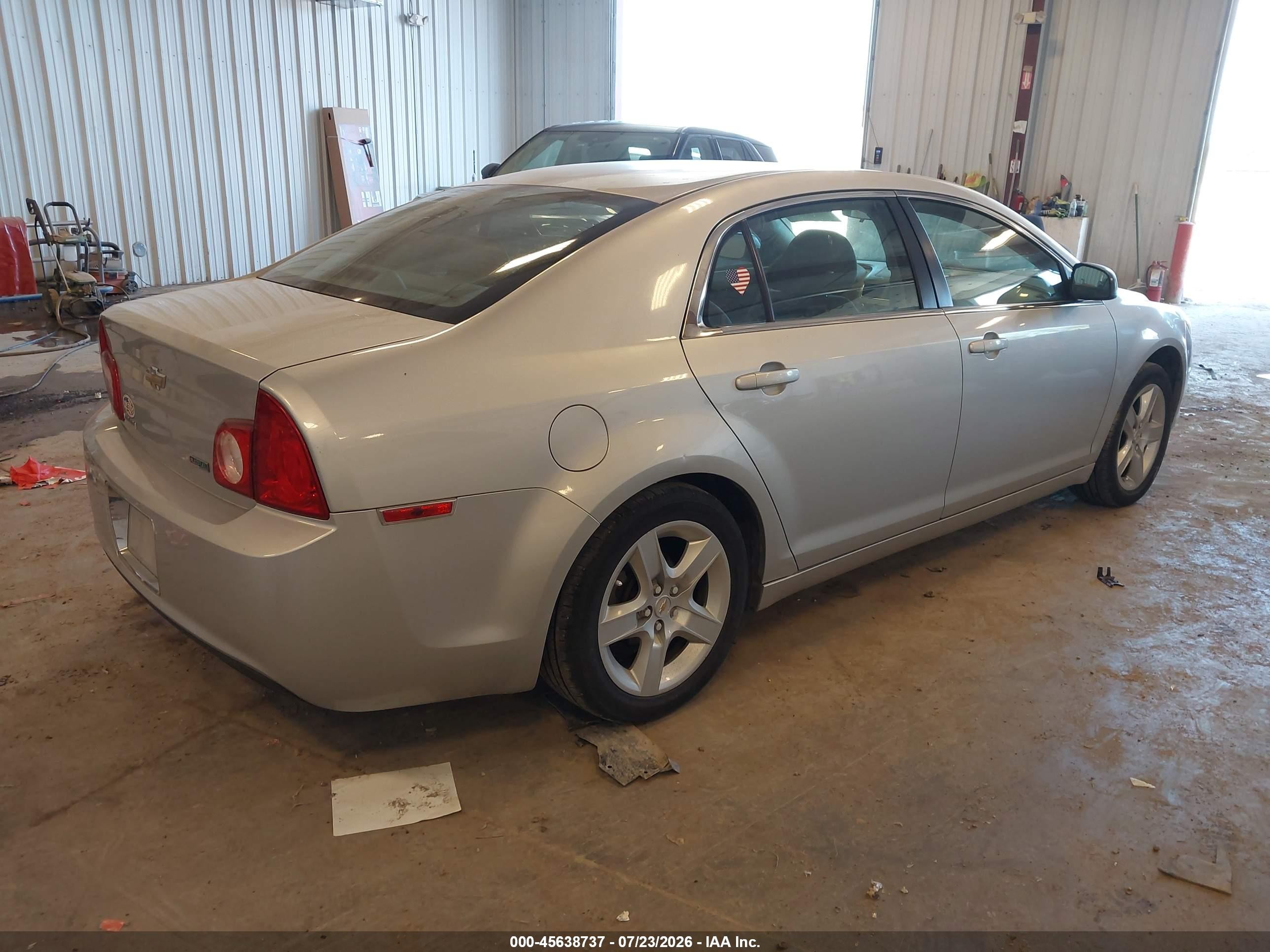 2010 Chevrolet Malibu Ls Silver vin: 1G1ZA5E07AF281487