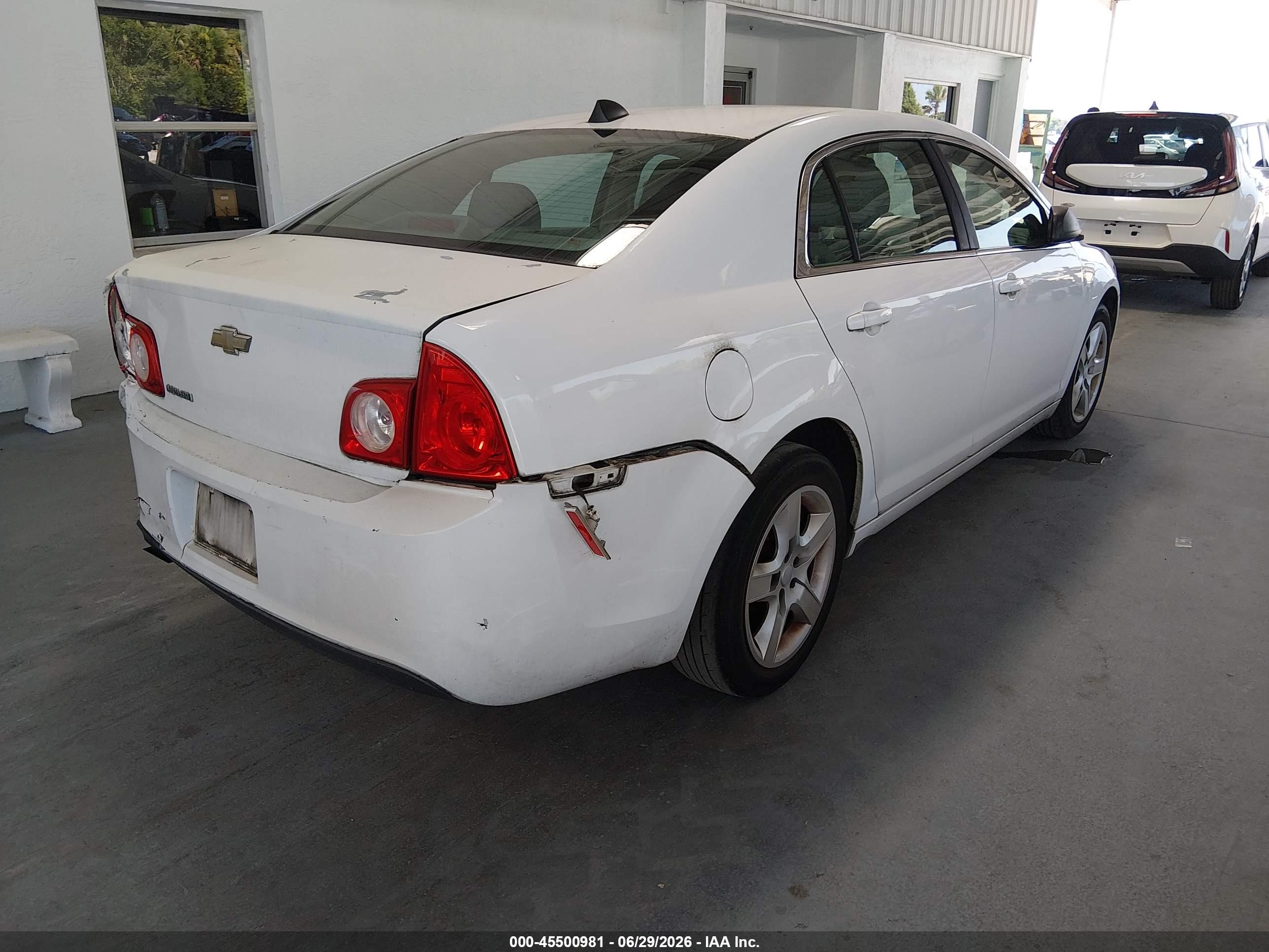 2012 Chevrolet Malibu Ls White vin: 1G1ZA5E08CF358788