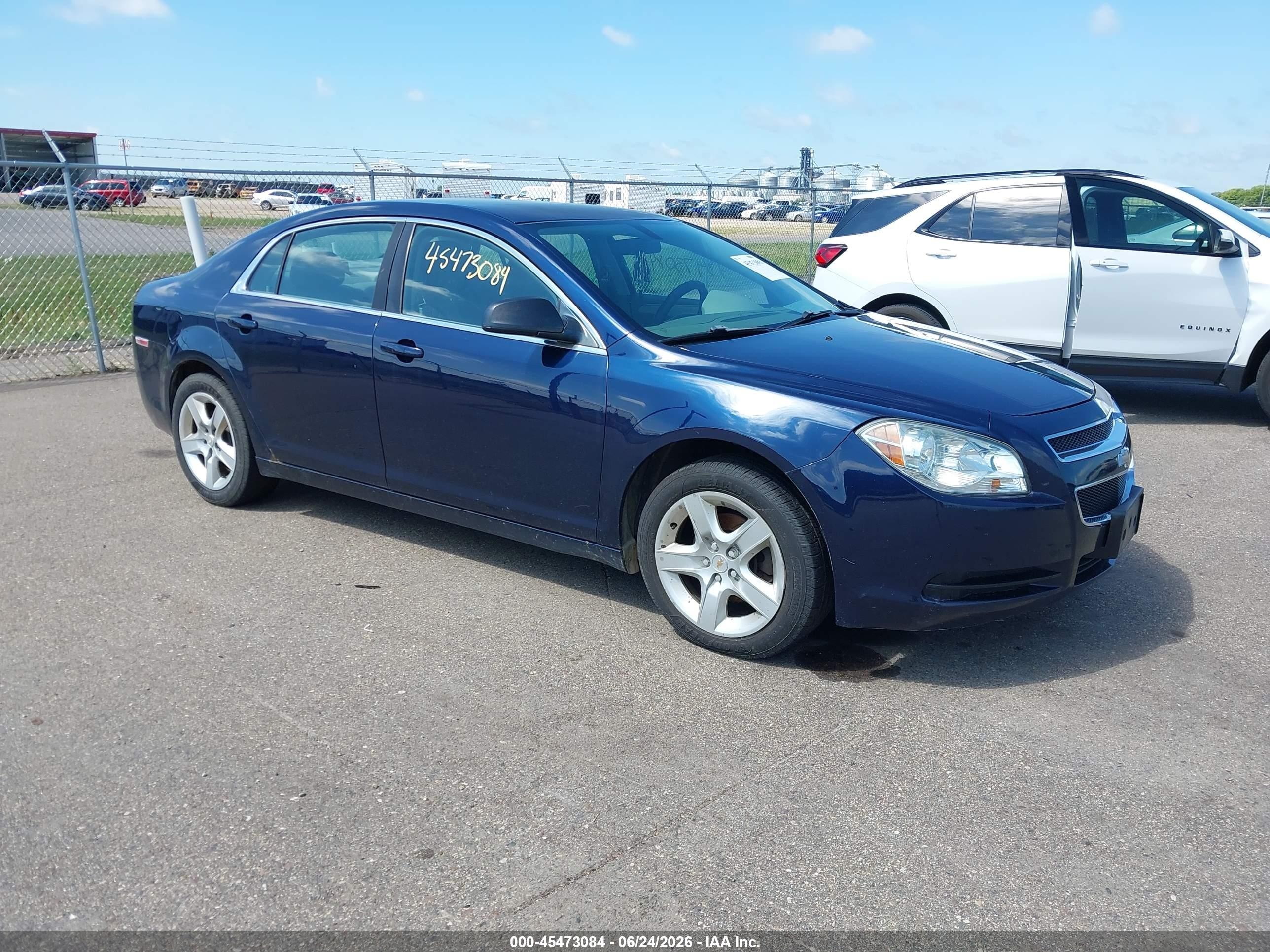 2010 Chevrolet Malibu Ls Blue vin: 1G1ZA5E09AF105279