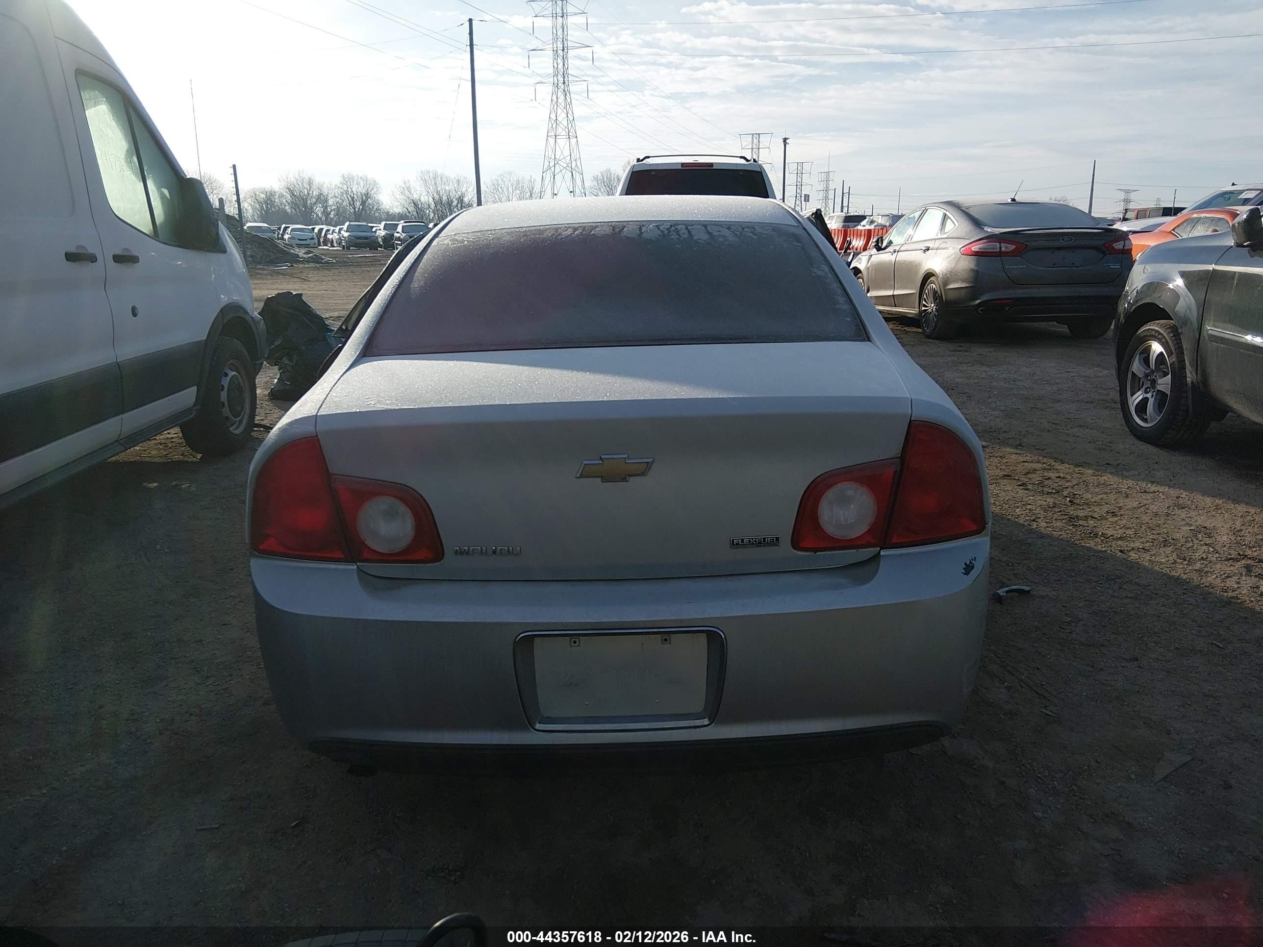 2010 Chevrolet Malibu Ls Silver vin: 1G1ZA5E09AF290238