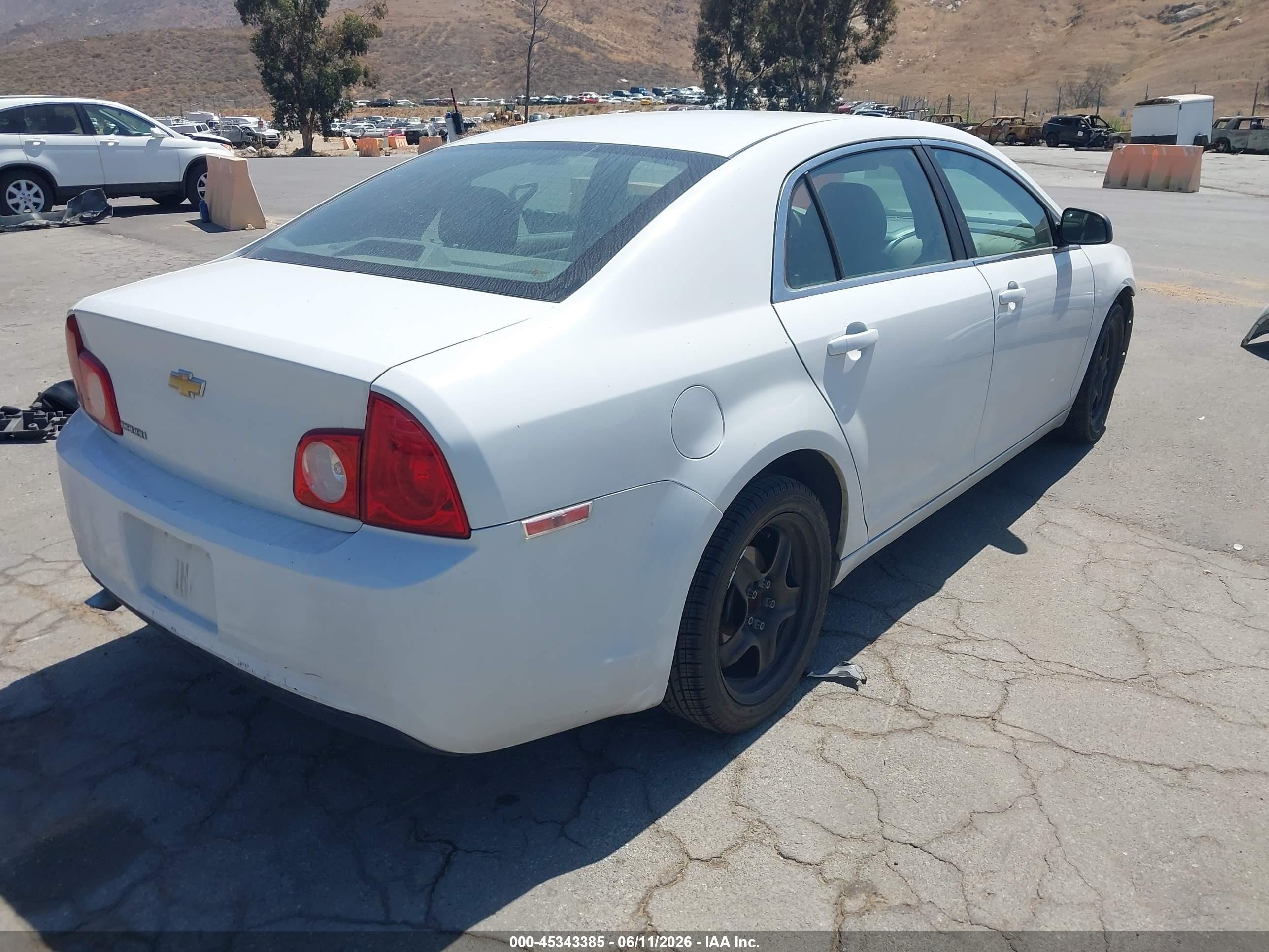 2011 Chevrolet Malibu Ls White vin: 1G1ZA5E16BF300556