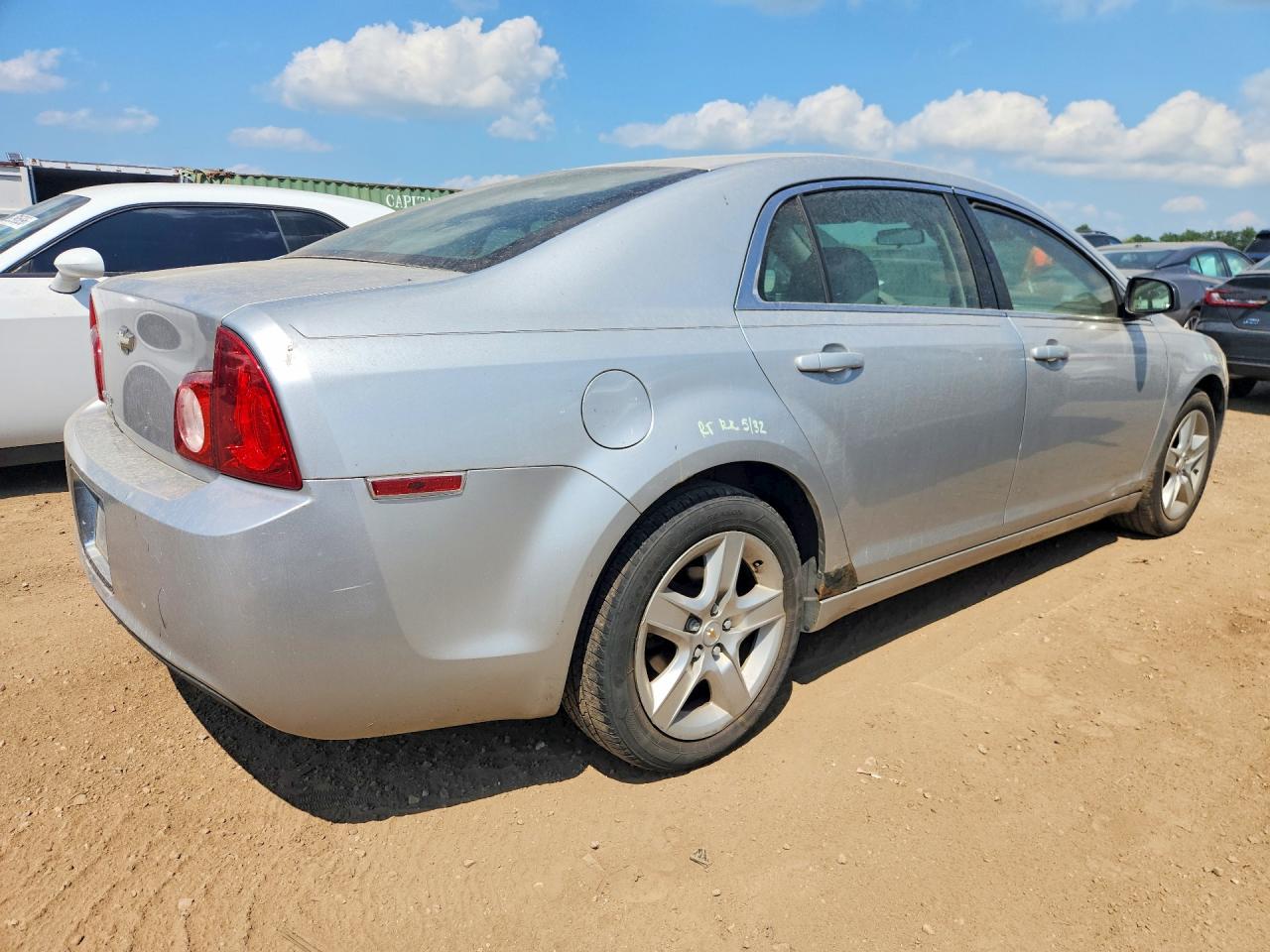 2010 Chevrolet Malibu Ls Silver vin: 1G1ZA5EB3A4100267