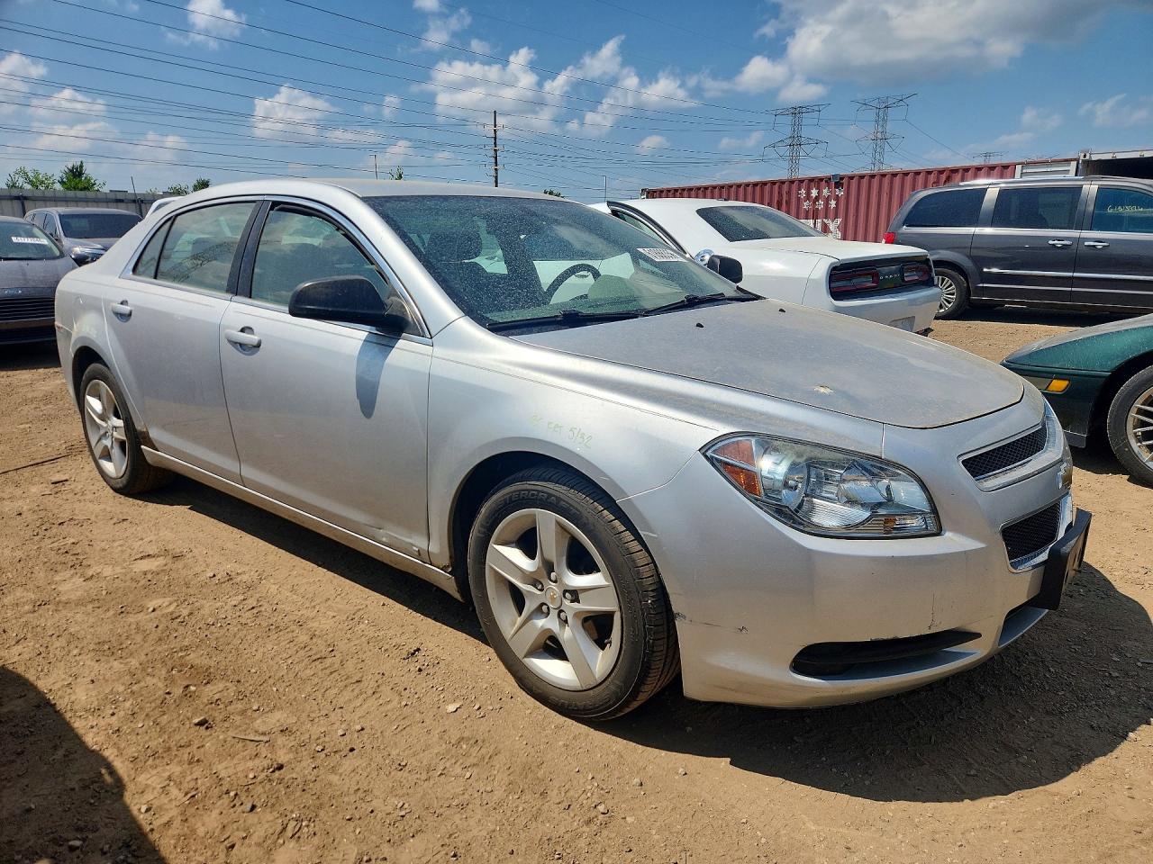 2010 Chevrolet Malibu Ls Silver vin: 1G1ZA5EB3A4100267