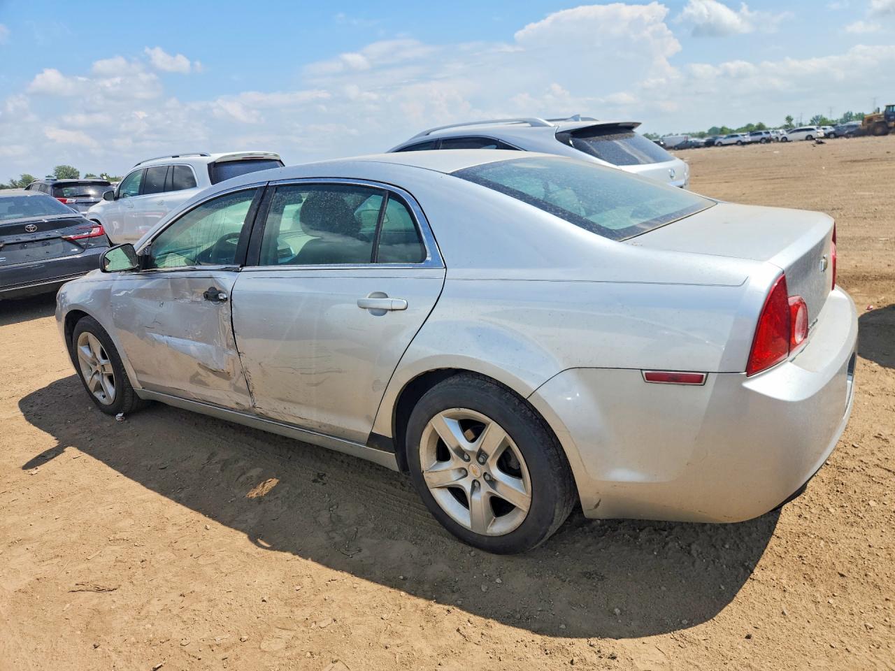 2010 Chevrolet Malibu Ls Silver vin: 1G1ZA5EB3A4100267