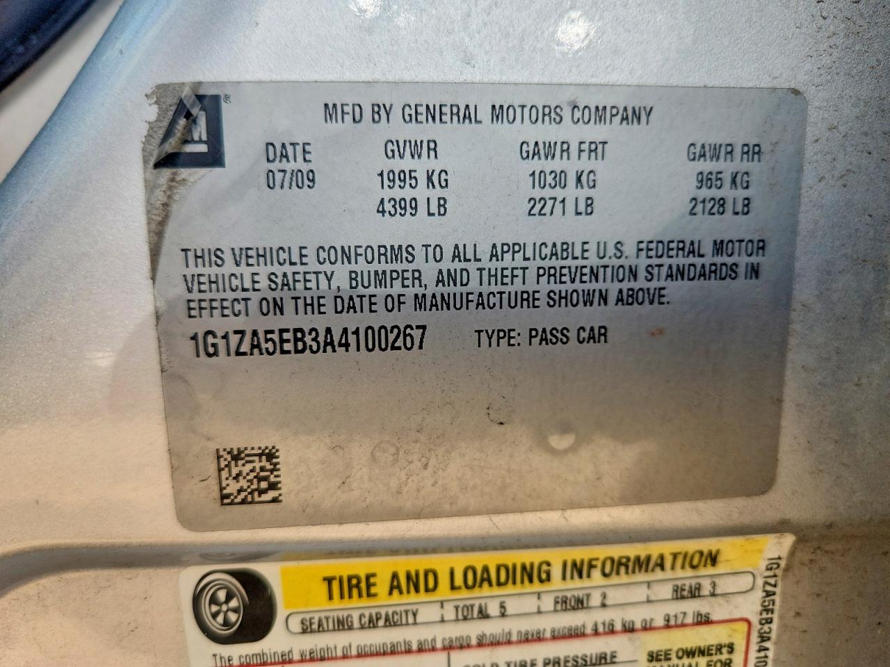2010 Chevrolet Malibu Ls Silver vin: 1G1ZA5EB3A4100267