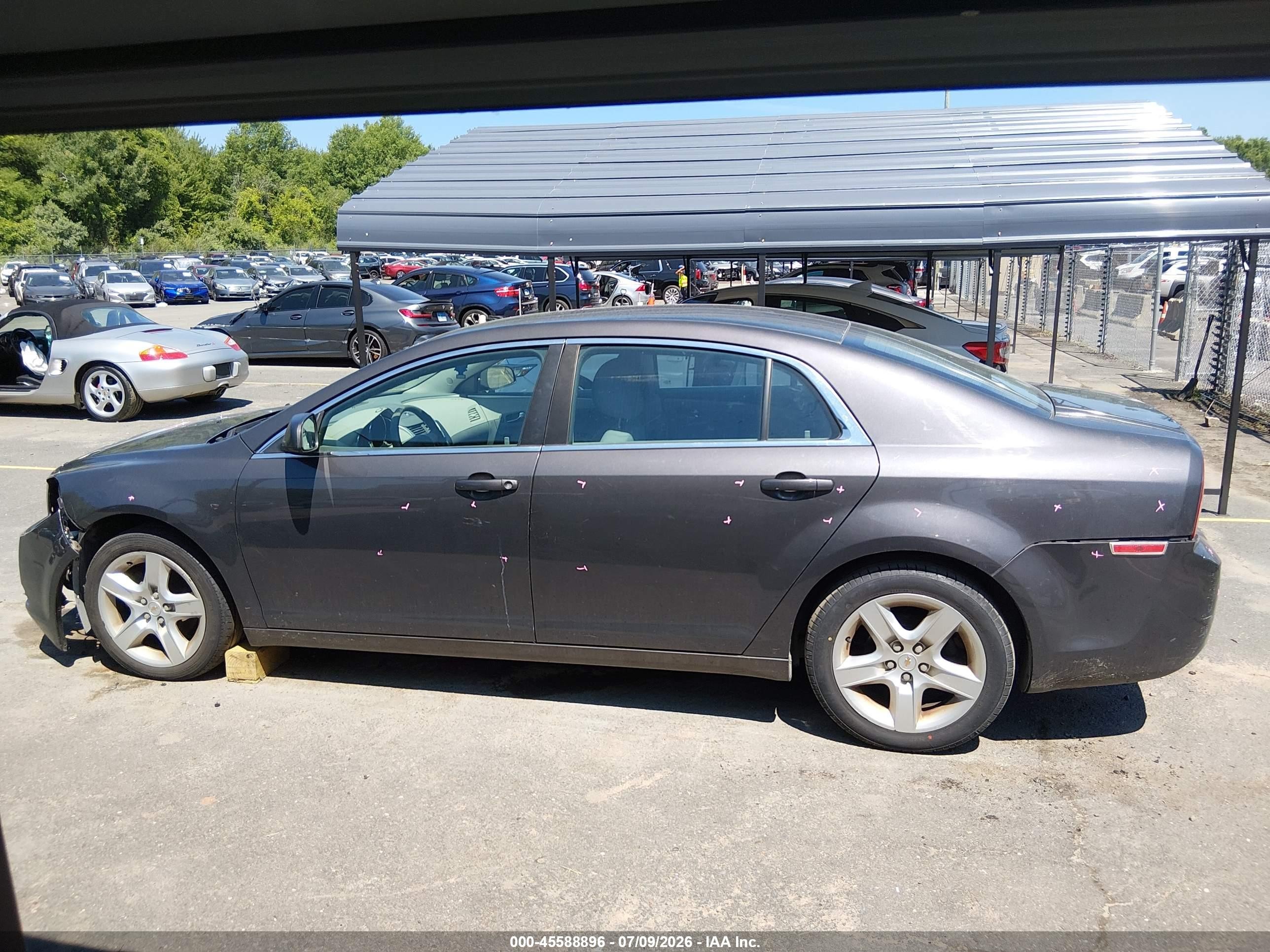 2011 Chevrolet Malibu Ls Gray vin: 1G1ZA5EU0BF339718