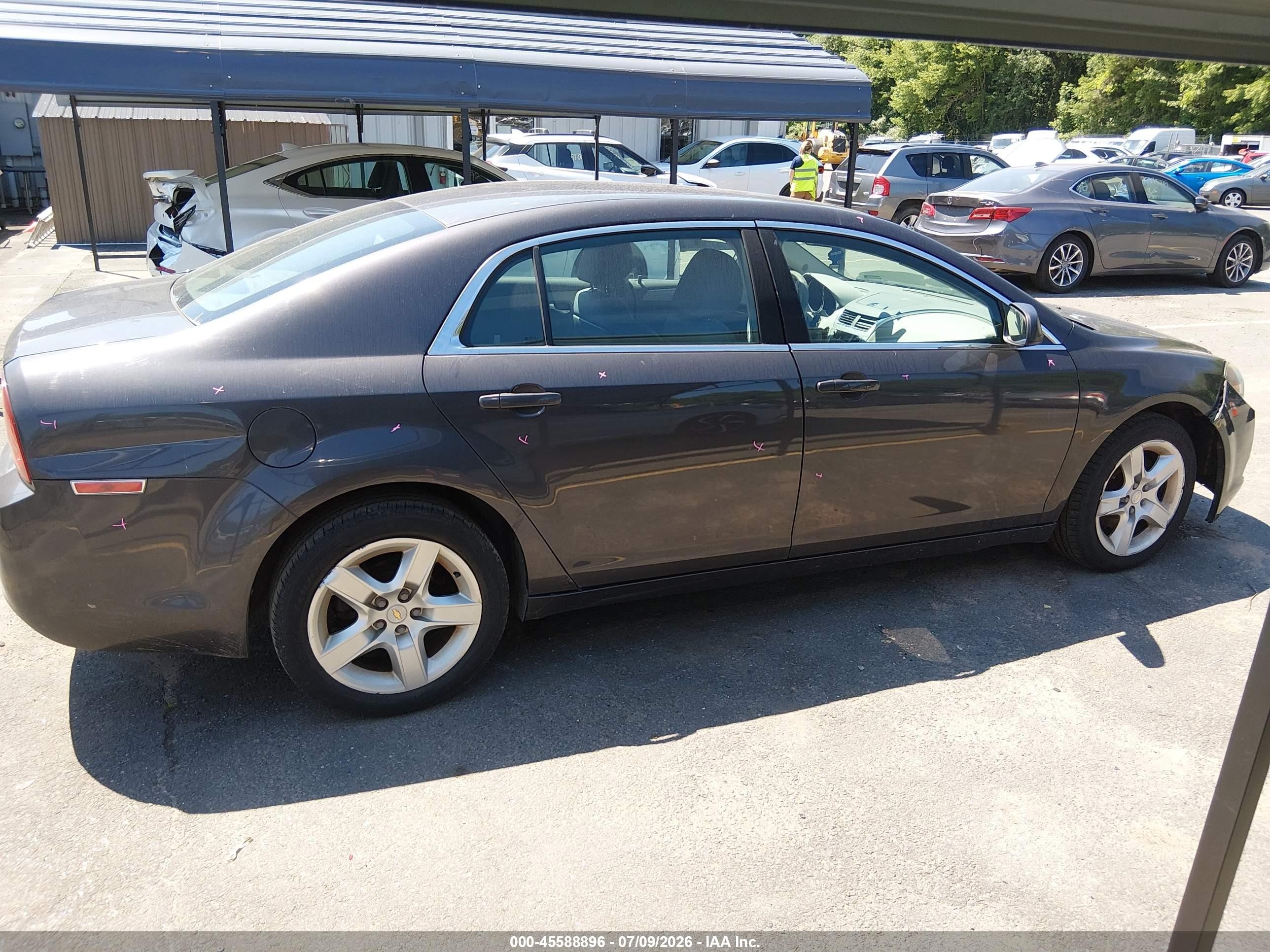2011 Chevrolet Malibu Ls Gray vin: 1G1ZA5EU0BF339718