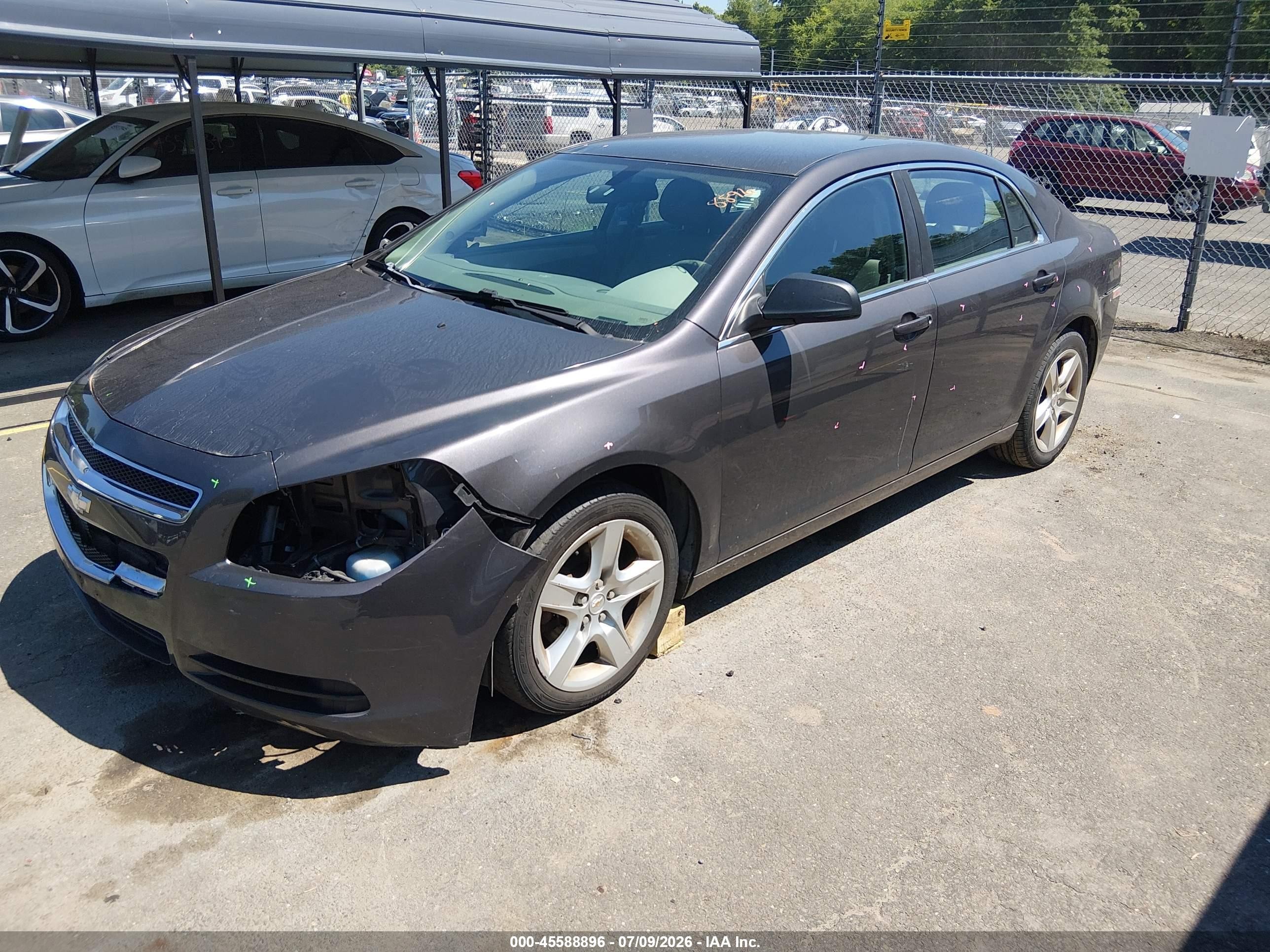 2011 Chevrolet Malibu Ls Gray vin: 1G1ZA5EU0BF339718