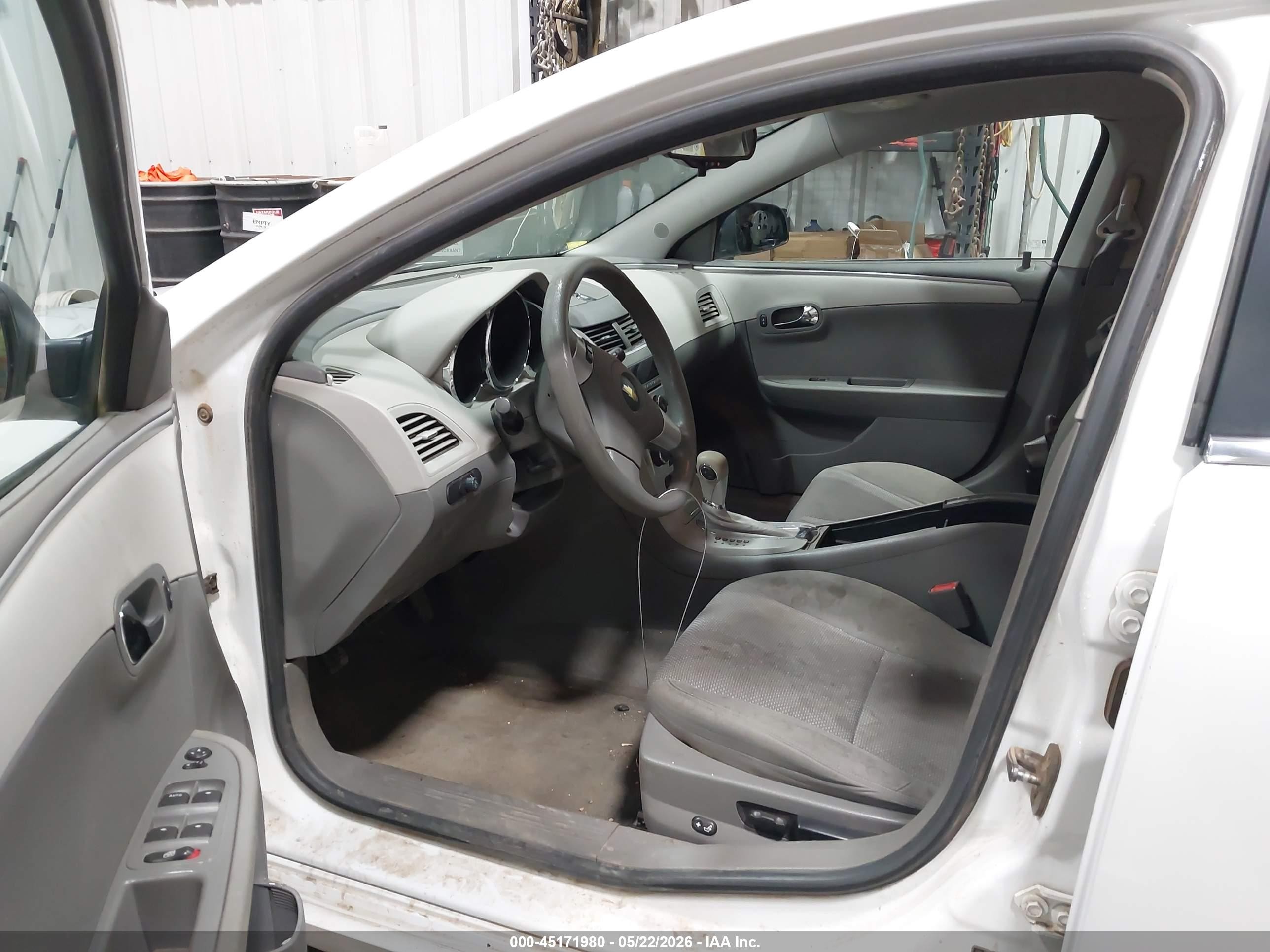2012 Chevrolet Malibu Ls White vin: 1G1ZA5EU0CF197131