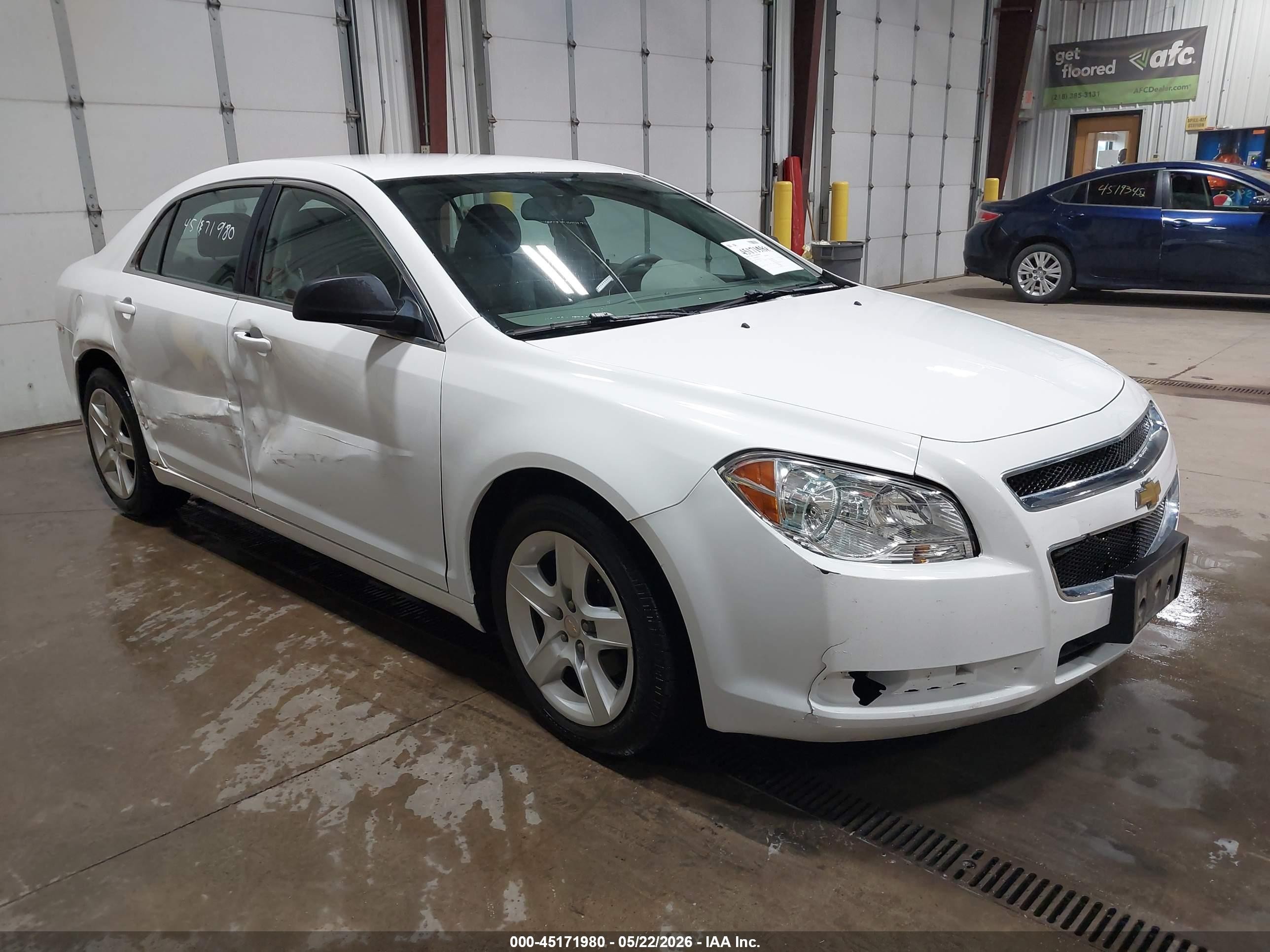 2012 Chevrolet Malibu Ls White vin: 1G1ZA5EU0CF197131