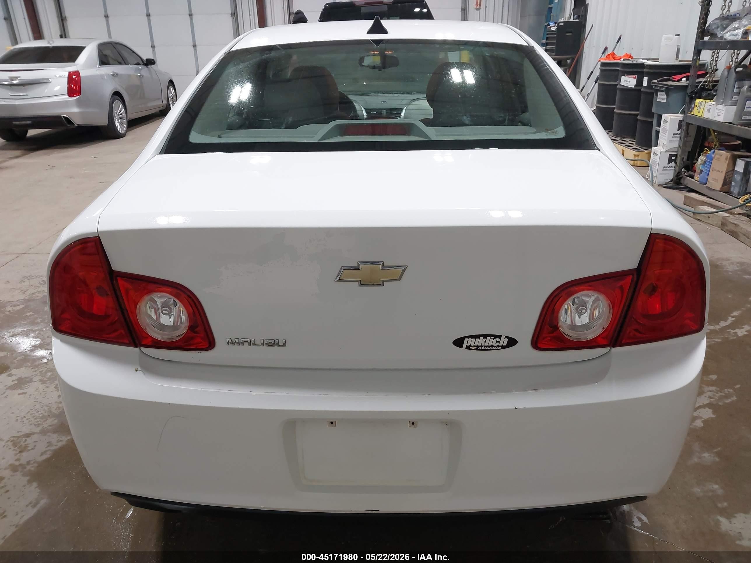 2012 Chevrolet Malibu Ls White vin: 1G1ZA5EU0CF197131