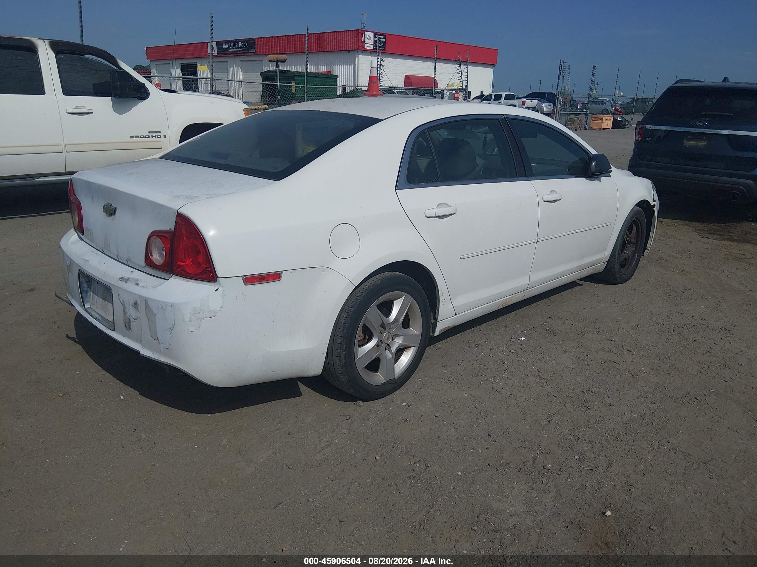2012 Chevrolet Malibu Ls White vin: 1G1ZA5EU0CF302167