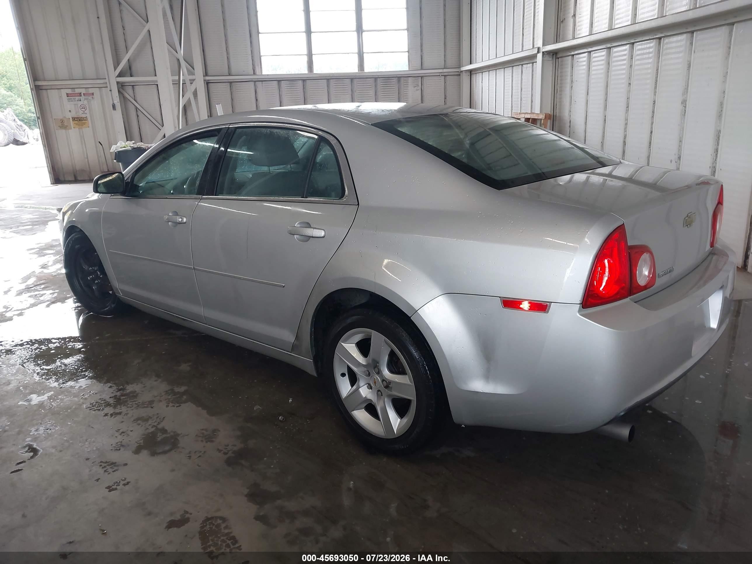 2012 Chevrolet Malibu Ls Silver vin: 1G1ZA5EU0CF393831