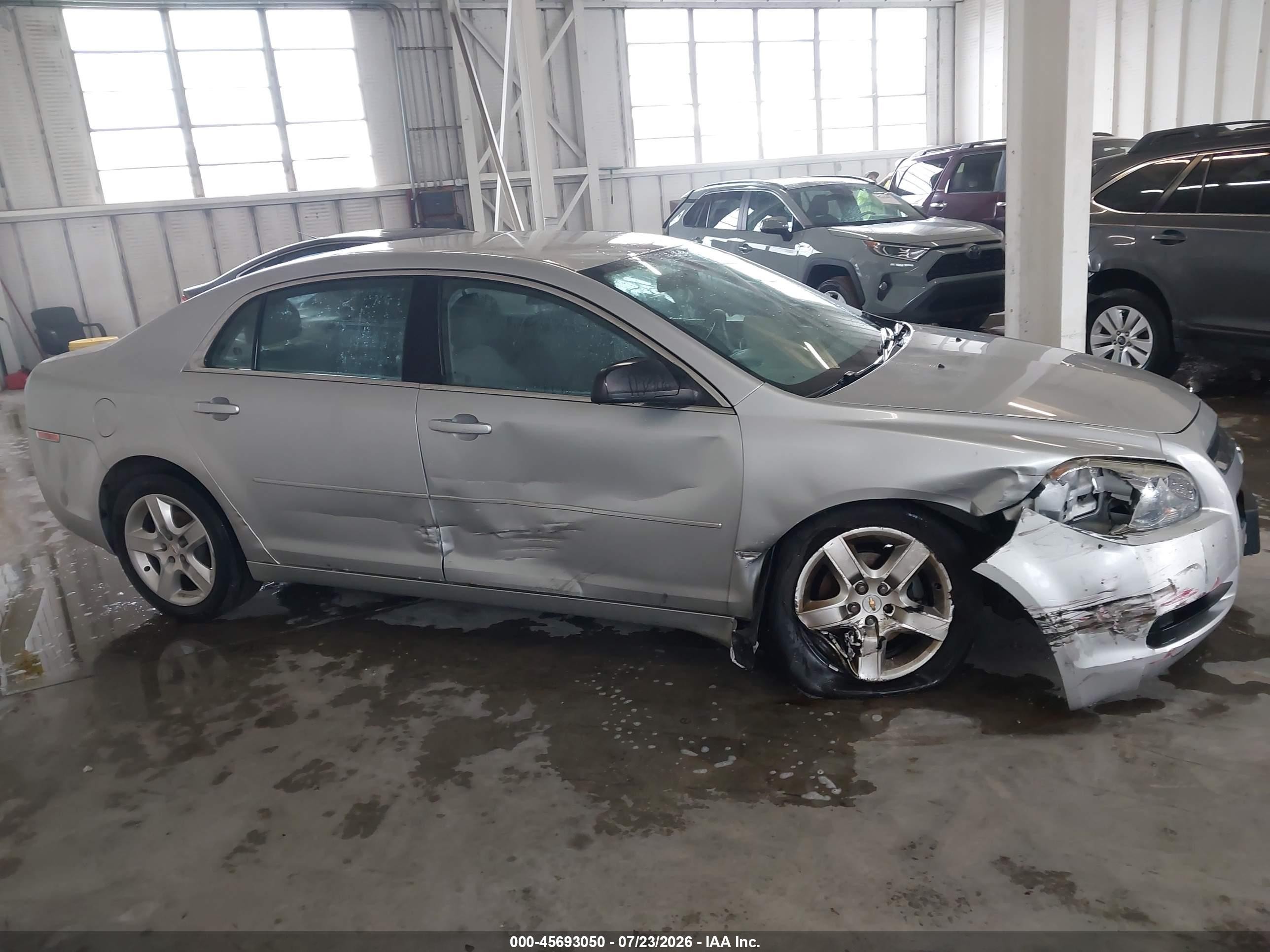 2012 Chevrolet Malibu Ls Silver vin: 1G1ZA5EU0CF393831