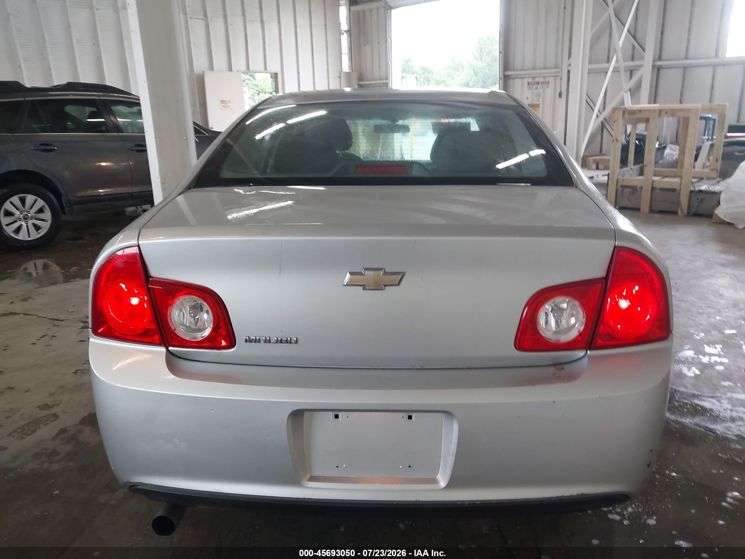 2012 Chevrolet Malibu Ls Silver vin: 1G1ZA5EU0CF393831