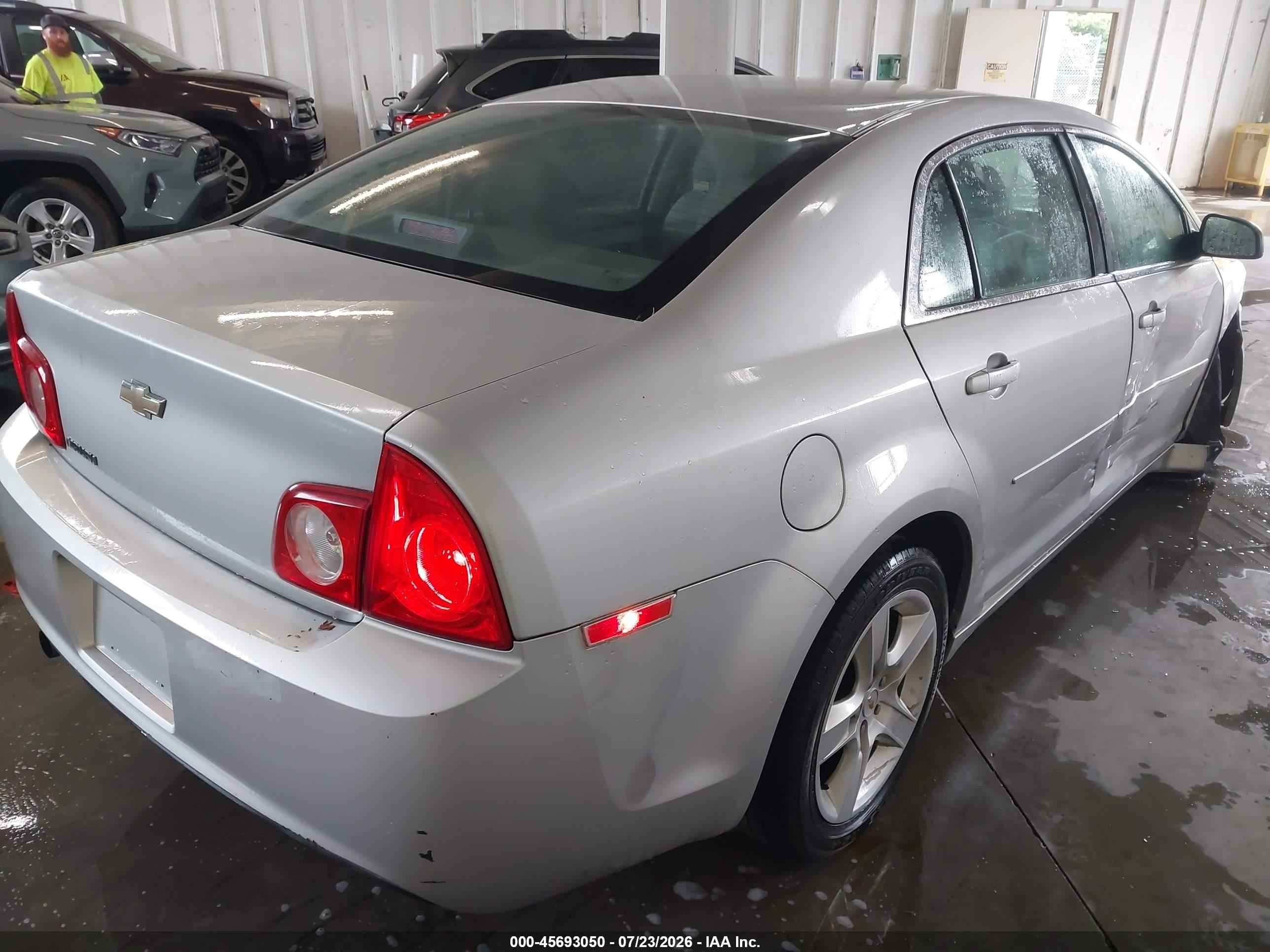 2012 Chevrolet Malibu Ls Silver vin: 1G1ZA5EU0CF393831