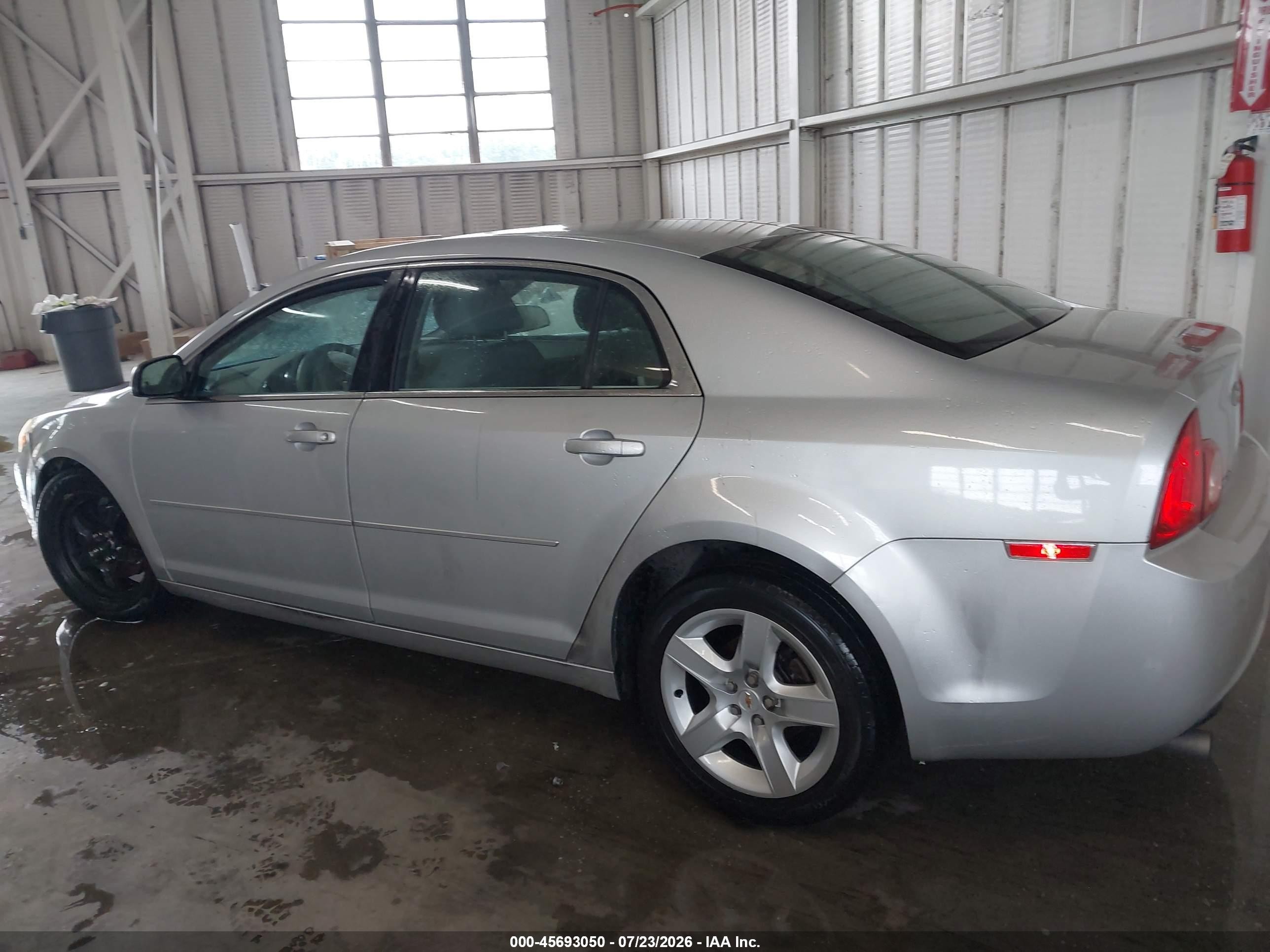 2012 Chevrolet Malibu Ls Silver vin: 1G1ZA5EU0CF393831
