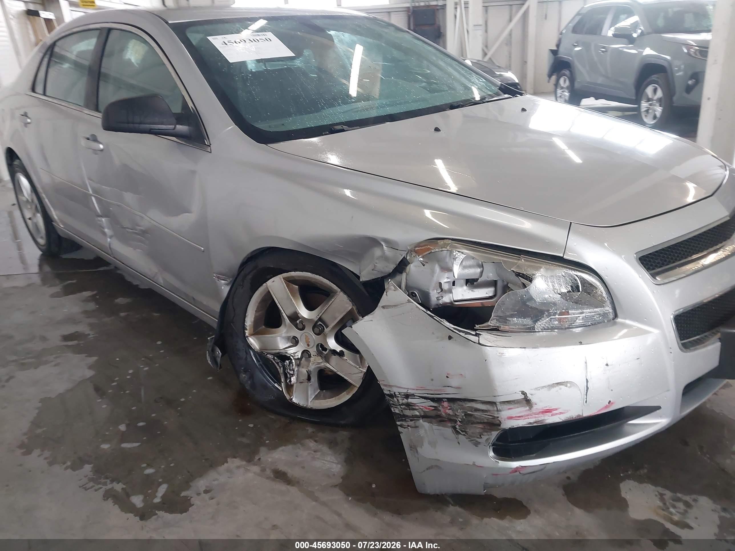 2012 Chevrolet Malibu Ls Silver vin: 1G1ZA5EU0CF393831