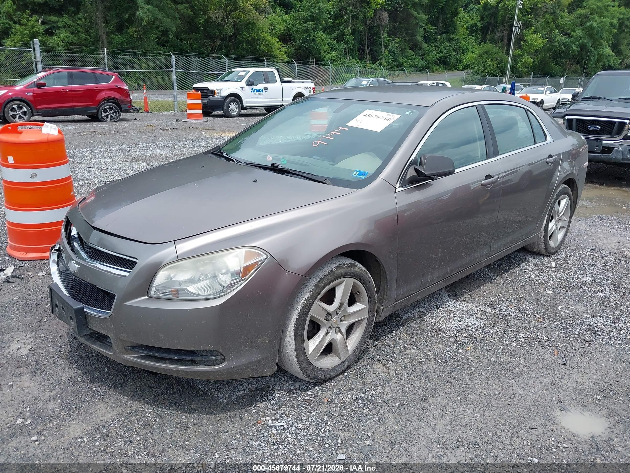 2011 Chevrolet Malibu Ls Brown vin: 1G1ZA5EU1BF306131