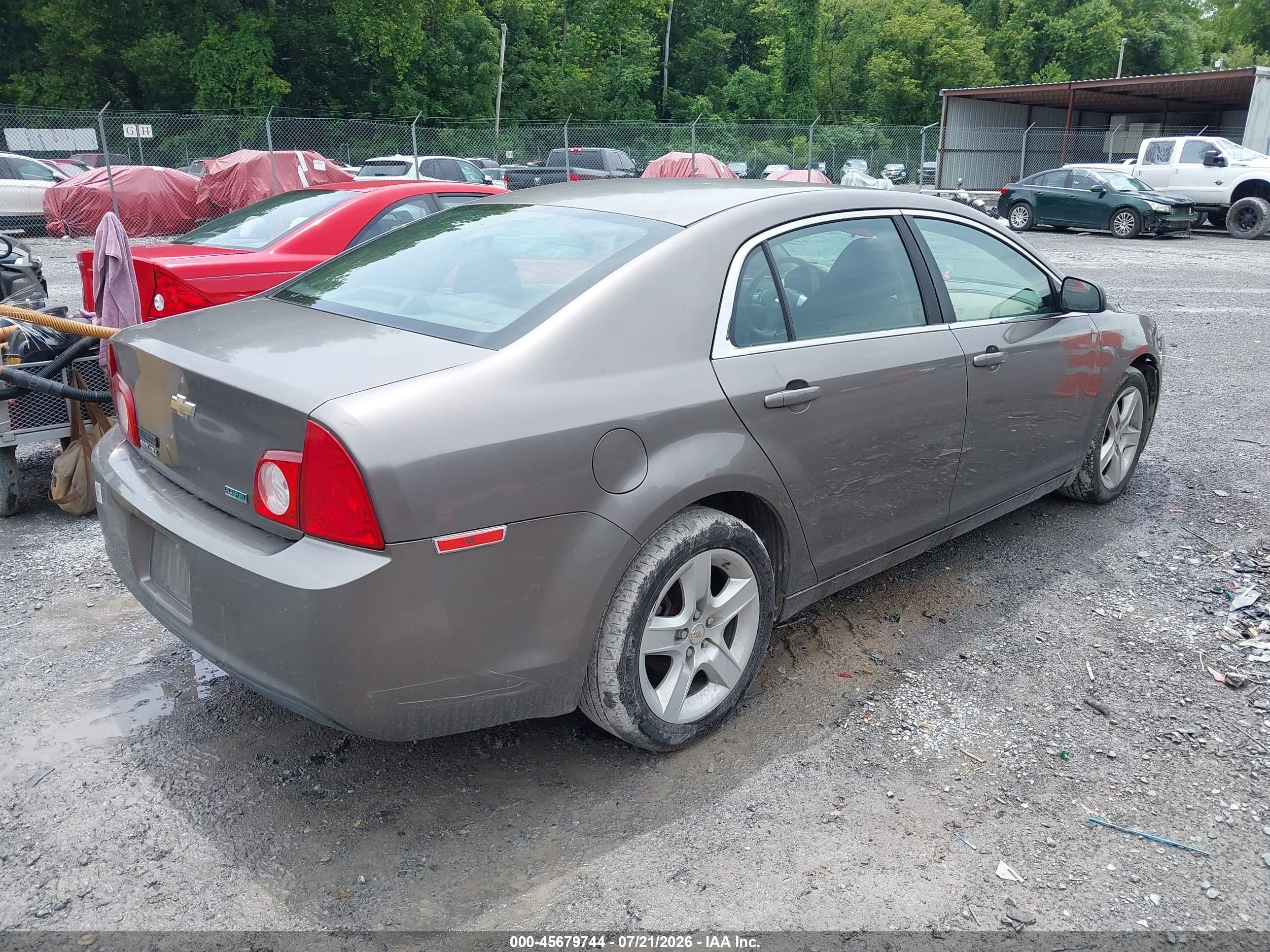 2011 Chevrolet Malibu Ls Brown vin: 1G1ZA5EU1BF306131