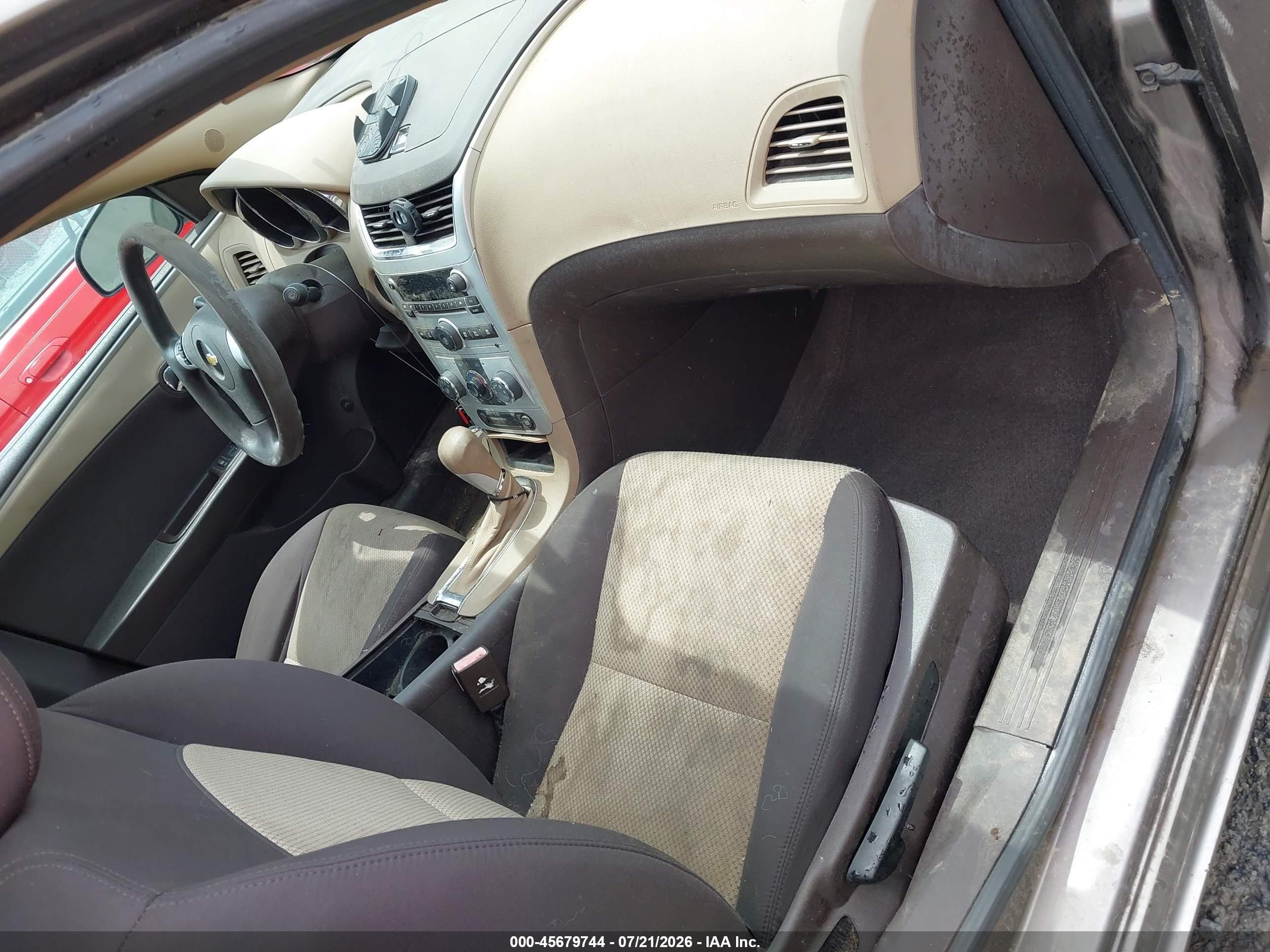 2011 Chevrolet Malibu Ls Brown vin: 1G1ZA5EU1BF306131