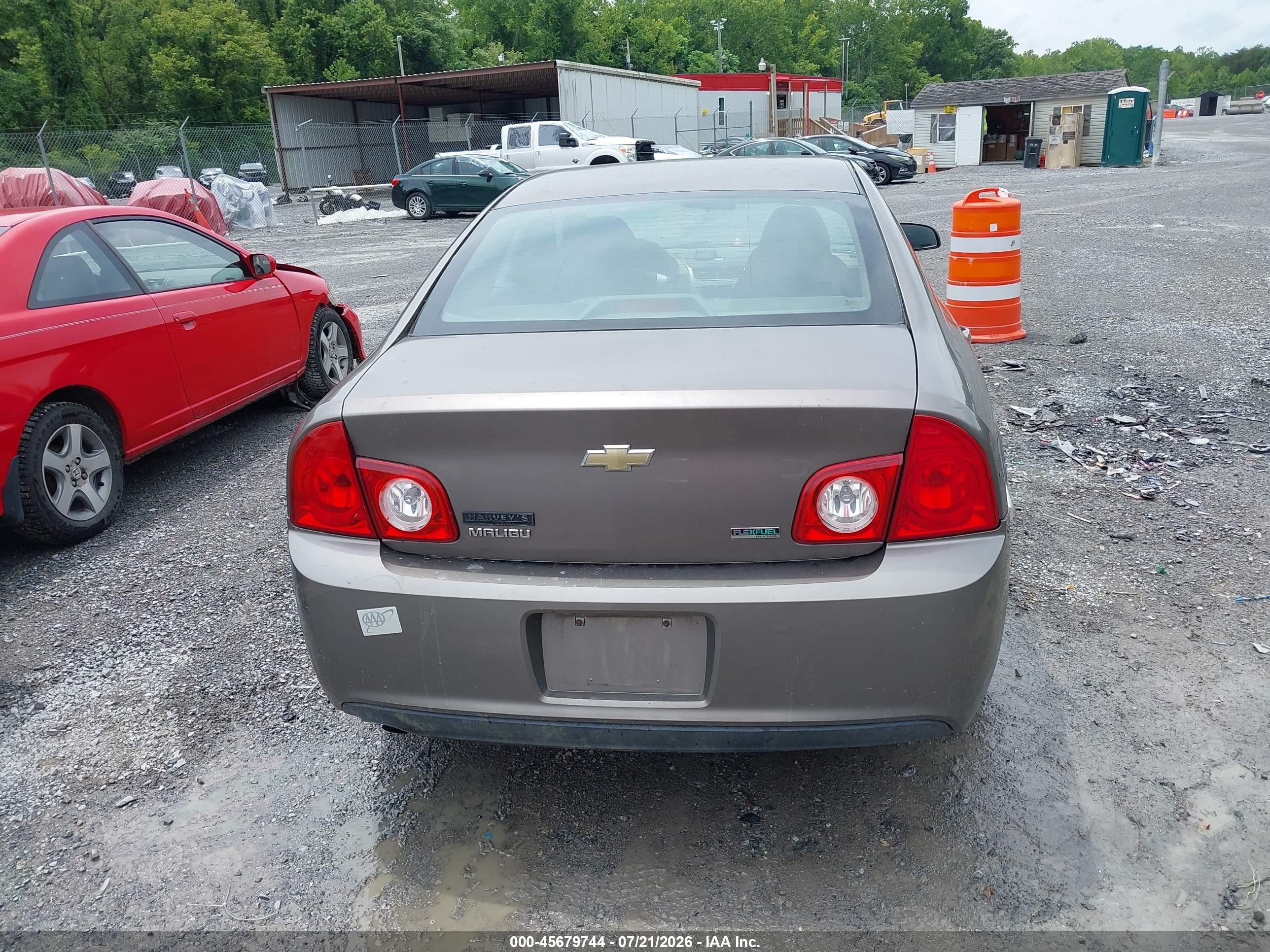 2011 Chevrolet Malibu Ls Brown vin: 1G1ZA5EU1BF306131