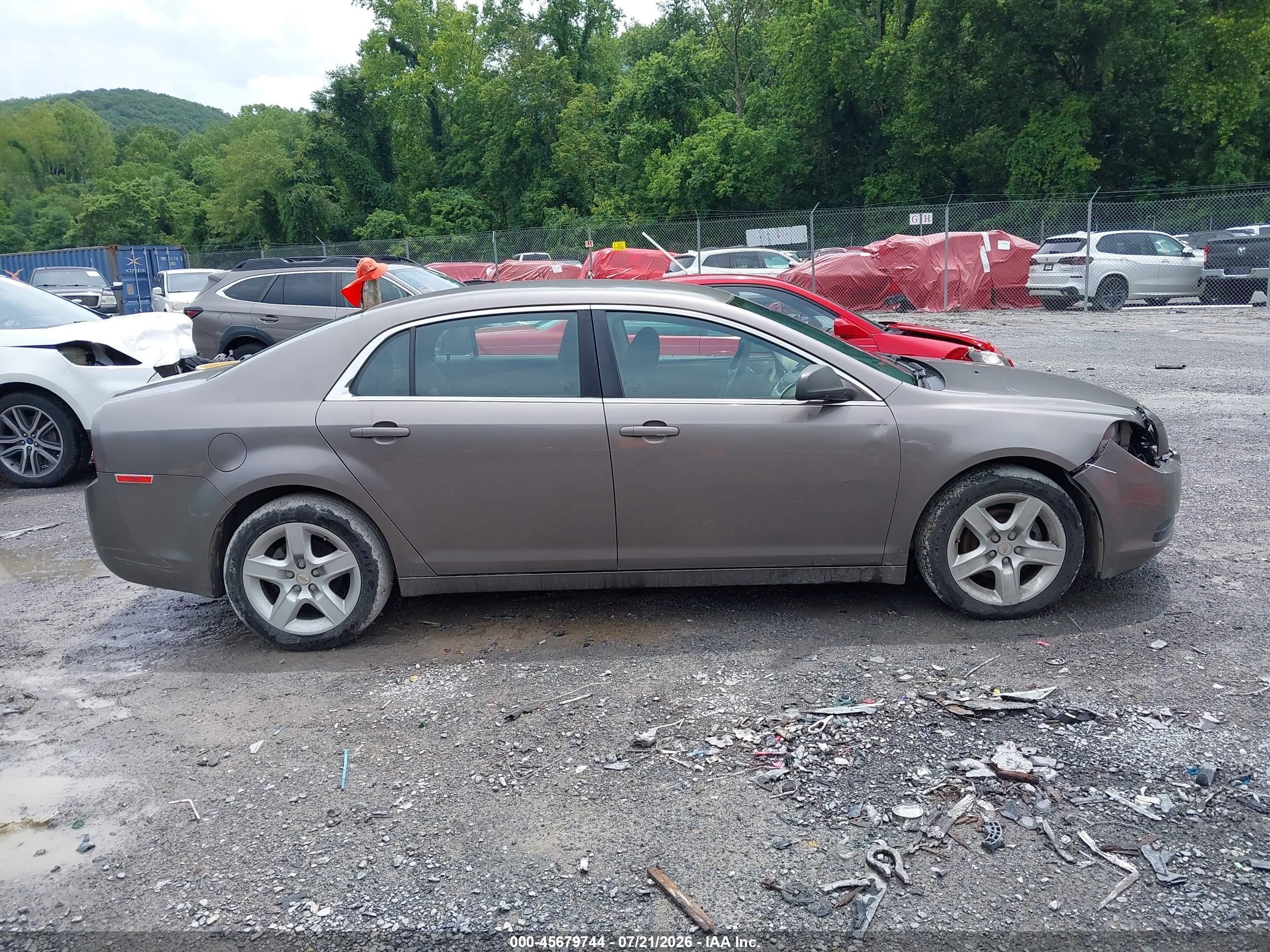 2011 Chevrolet Malibu Ls Brown vin: 1G1ZA5EU1BF306131
