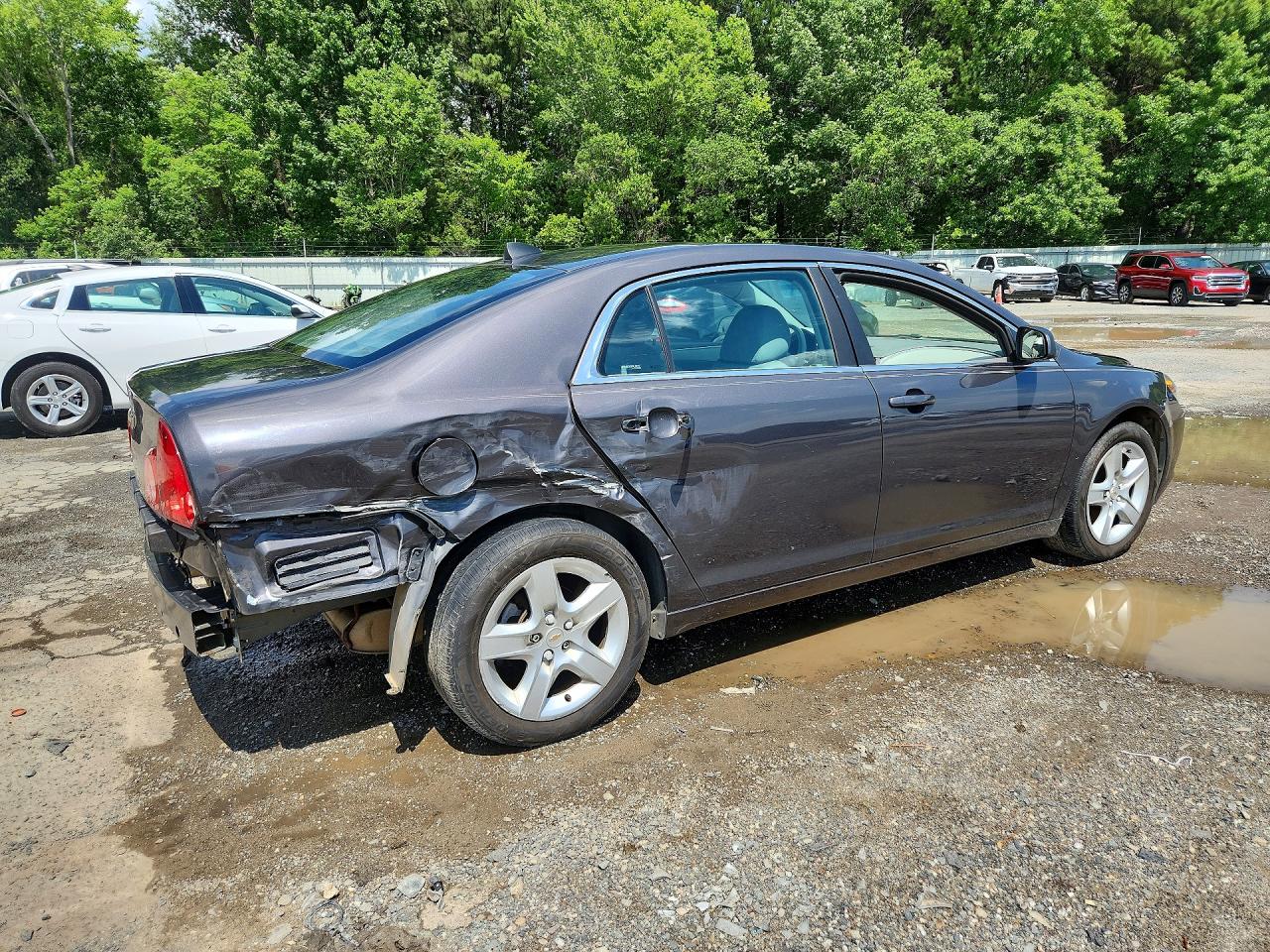 2012 Chevrolet Malibu Ls Charcoal vin: 1G1ZA5EU1CF353418