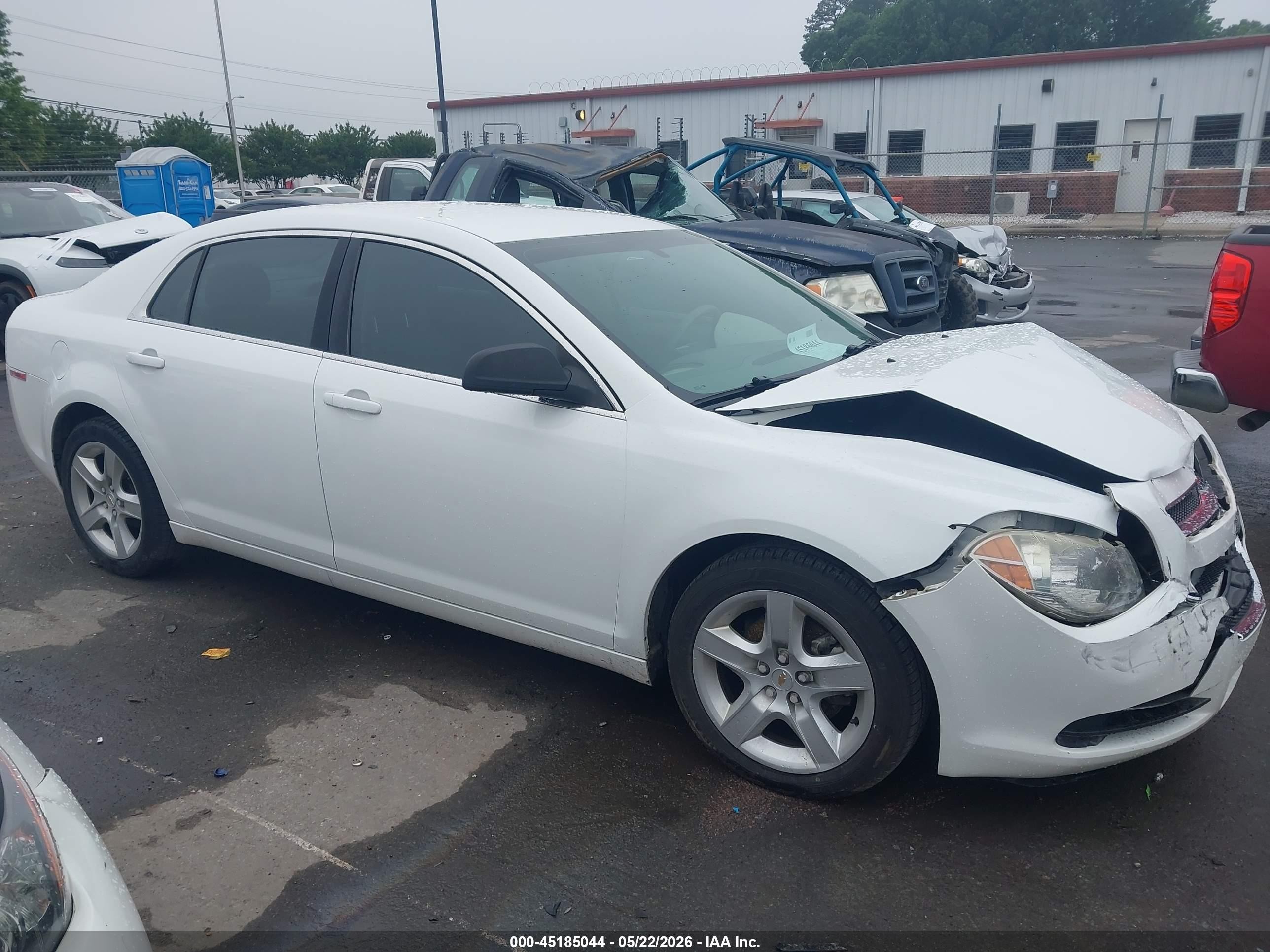 2011 Chevrolet Malibu Ls White vin: 1G1ZA5EU2BF232623