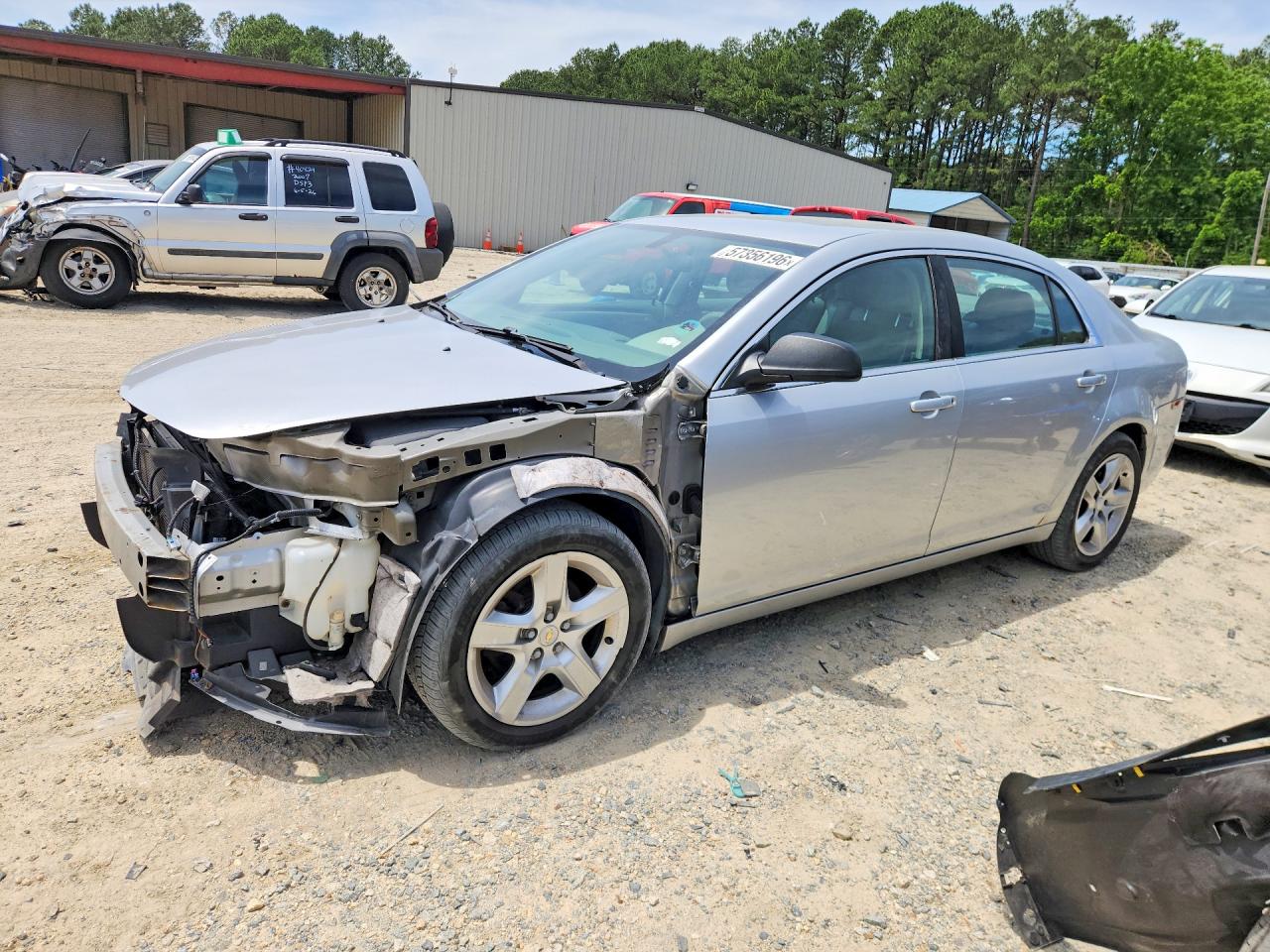 2011 Chevrolet Malibu Ls Silver vin: 1G1ZA5EU2BF341454