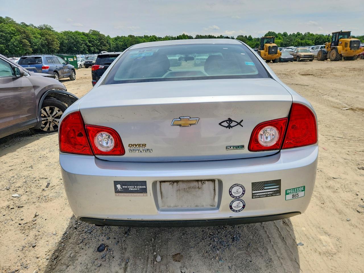 2011 Chevrolet Malibu Ls Silver vin: 1G1ZA5EU2BF341454