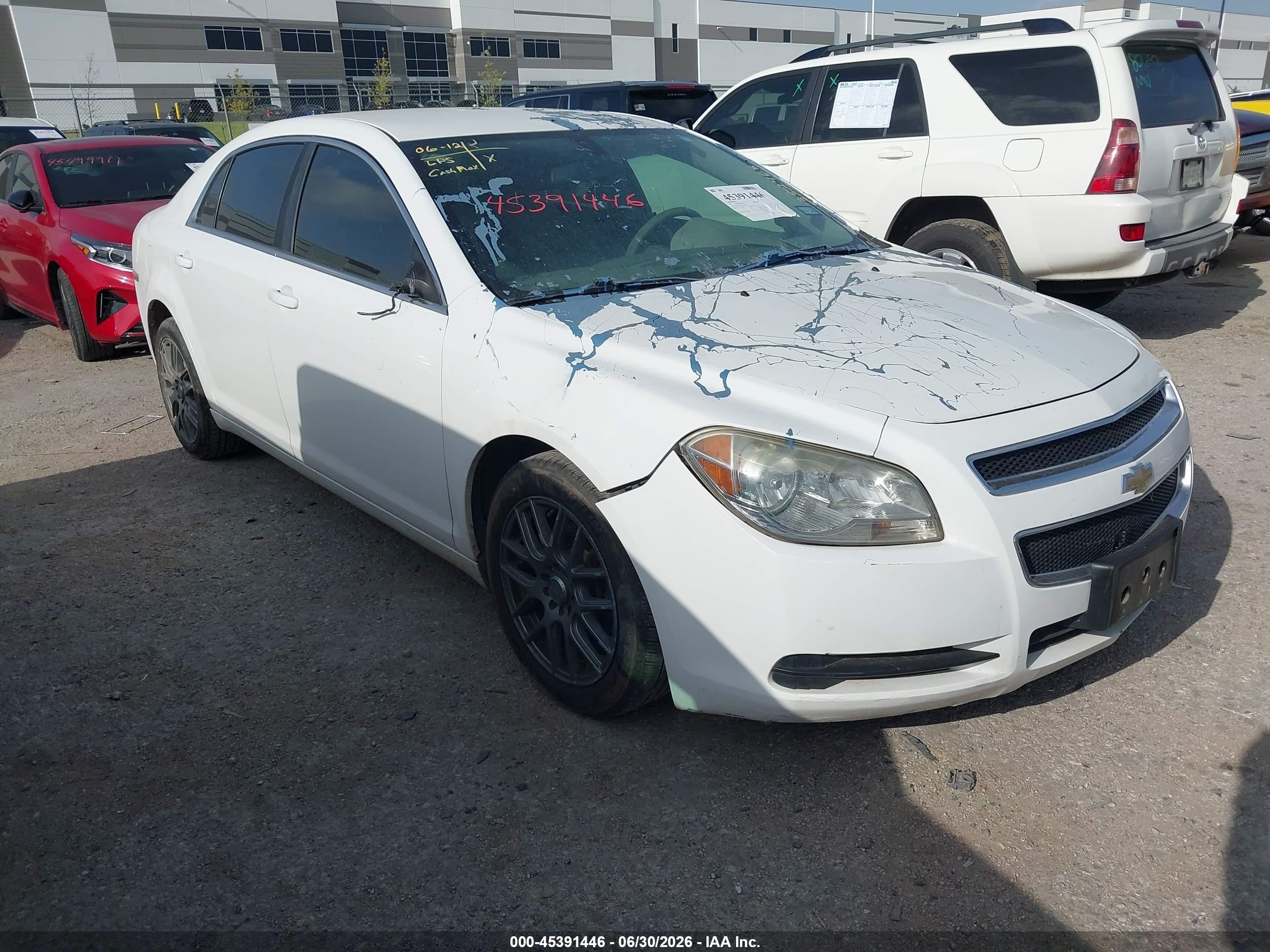 2011 Chevrolet Malibu Ls White vin: 1G1ZA5EU2BF352468