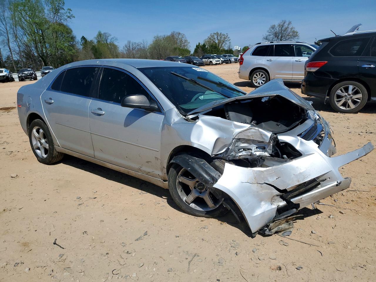 2012 Chevrolet Malibu Ls Silver vin: 1G1ZA5EU2CF398299