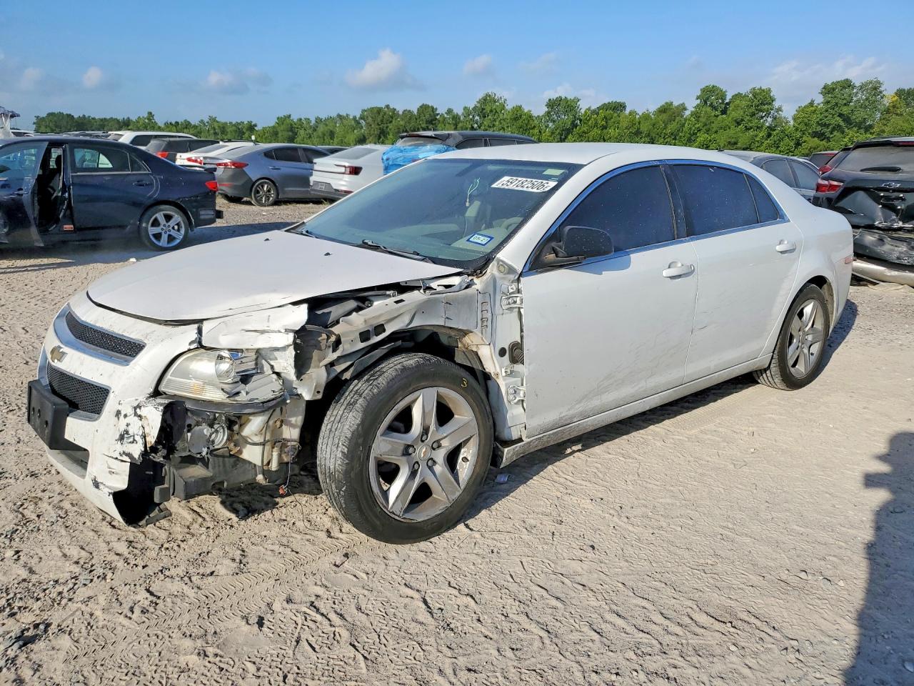 2011 Chevrolet Malibu Ls White vin: 1G1ZA5EU3BF267218