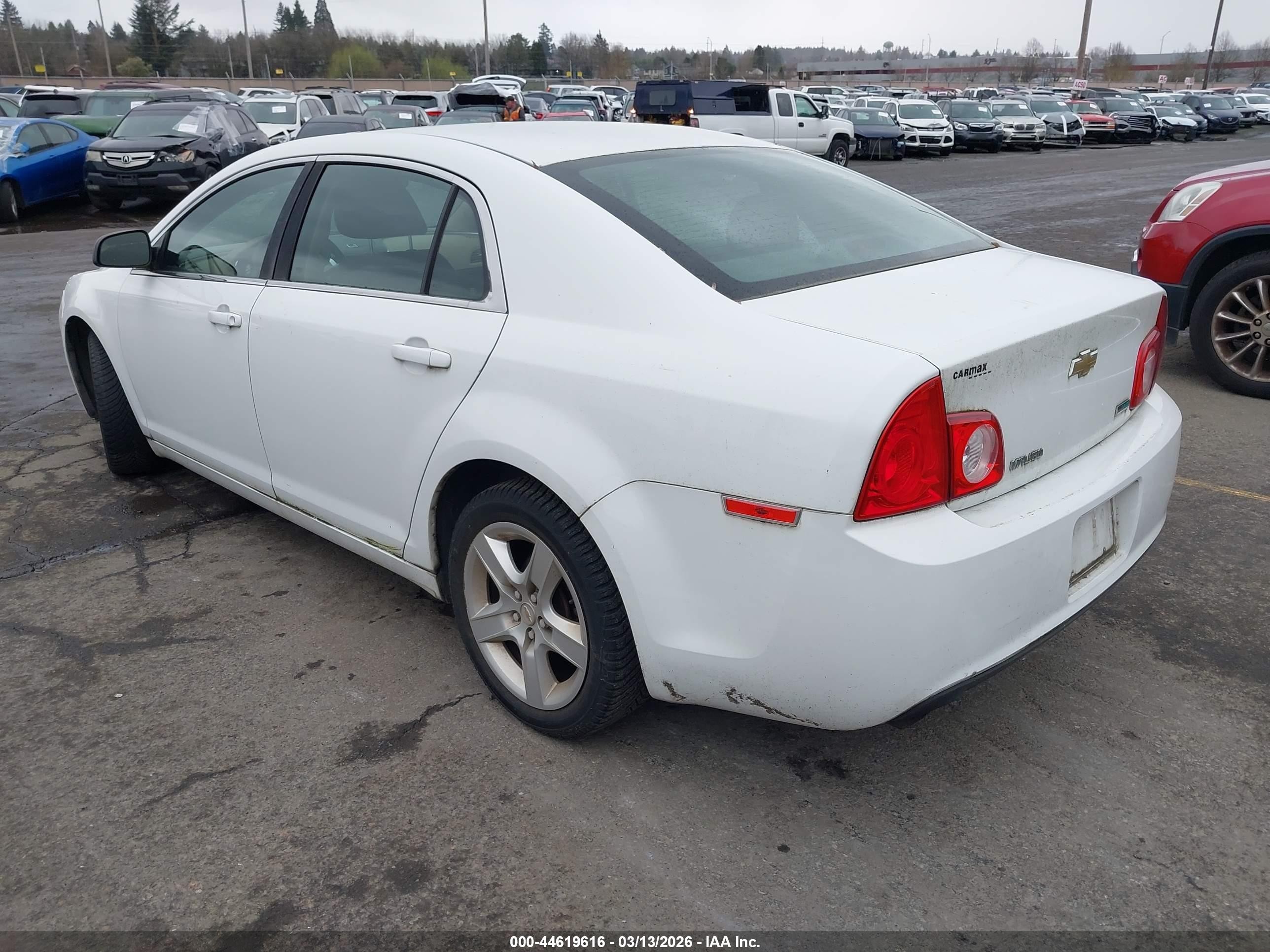 2011 Chevrolet Malibu Ls White vin: 1G1ZA5EU3BF375824
