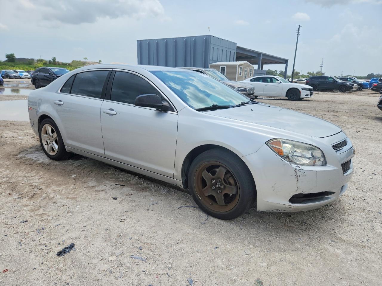 2012 Chevrolet Malibu Ls Silver vin: 1G1ZA5EU3CF189895