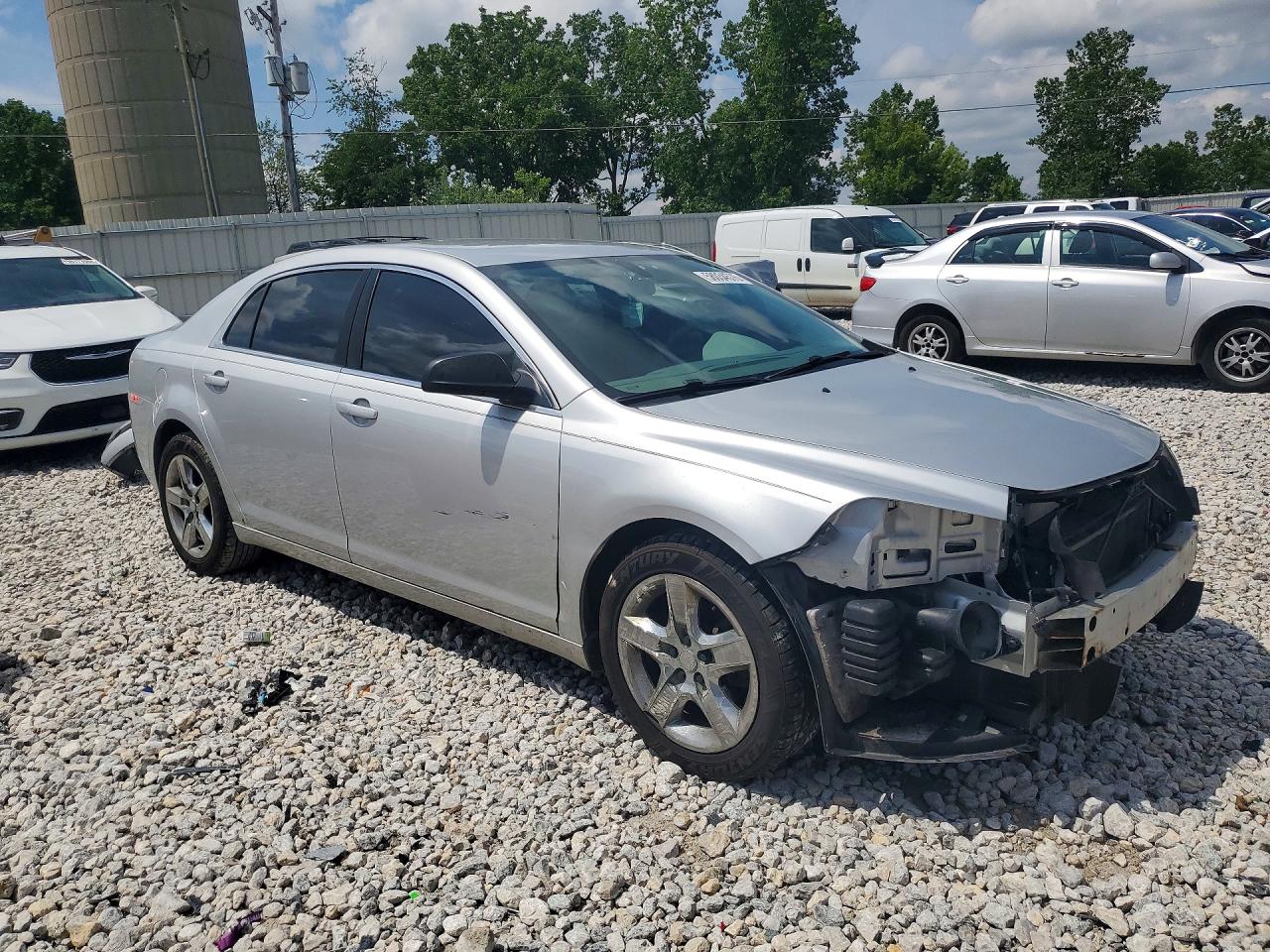 2012 Chevrolet Malibu Ls Silver vin: 1G1ZA5EU3CF210342