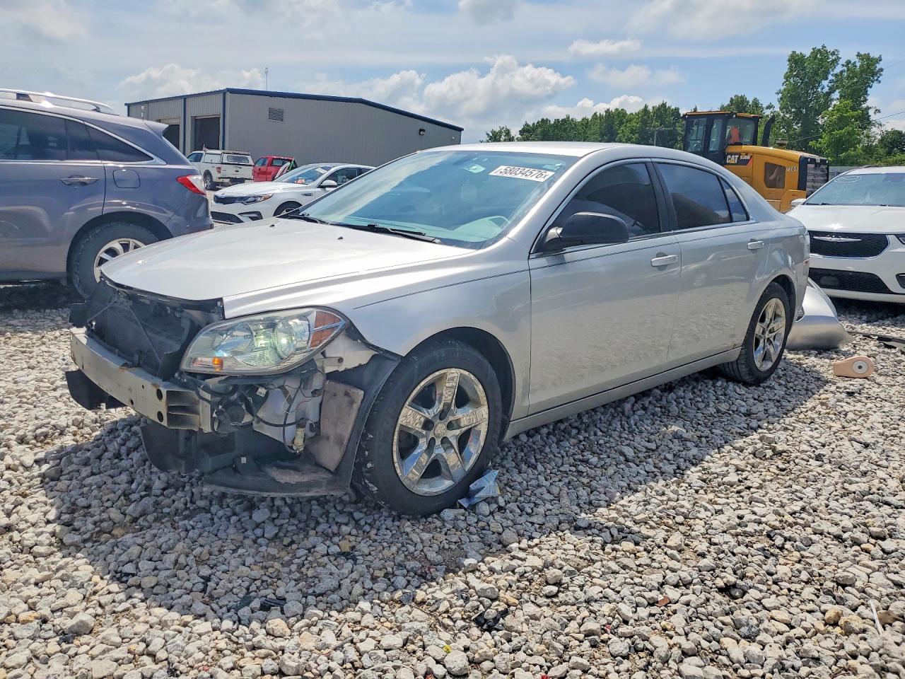 2012 Chevrolet Malibu Ls Silver vin: 1G1ZA5EU3CF210342