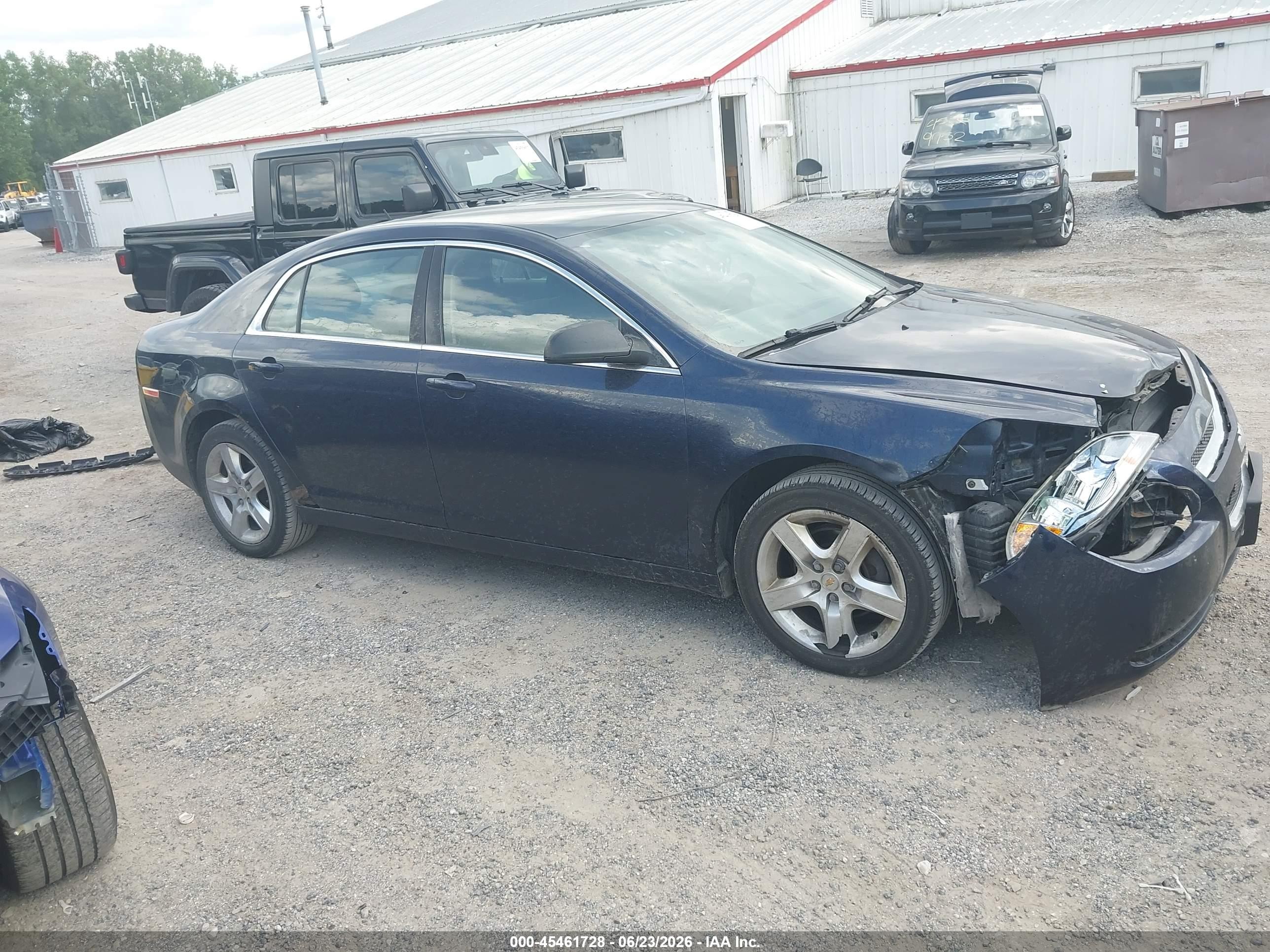 2011 Chevrolet Malibu Ls Blue vin: 1G1ZA5EU4BF313624