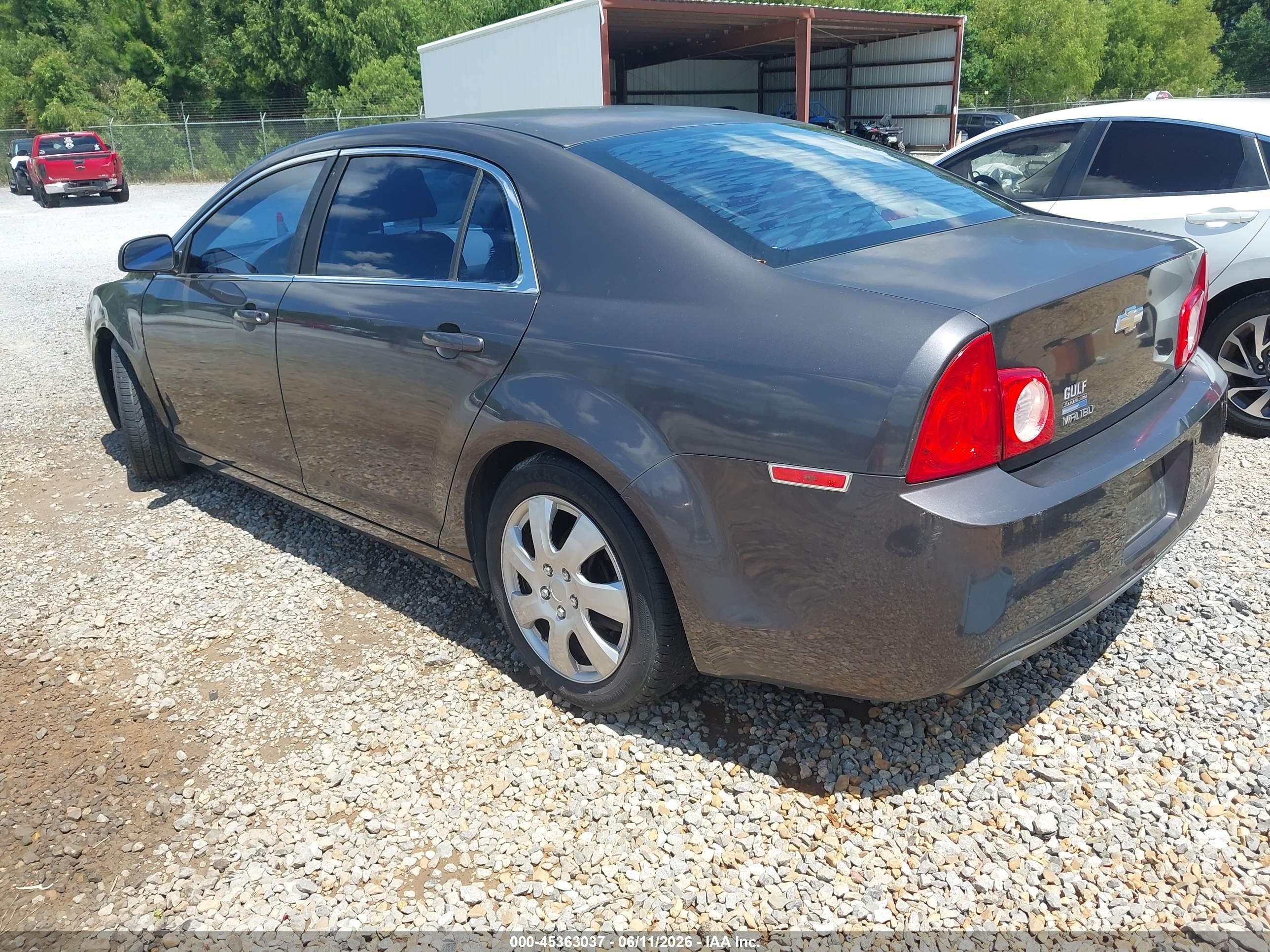 2012 Chevrolet Malibu Ls Gray vin: 1G1ZA5EU5CF356676
