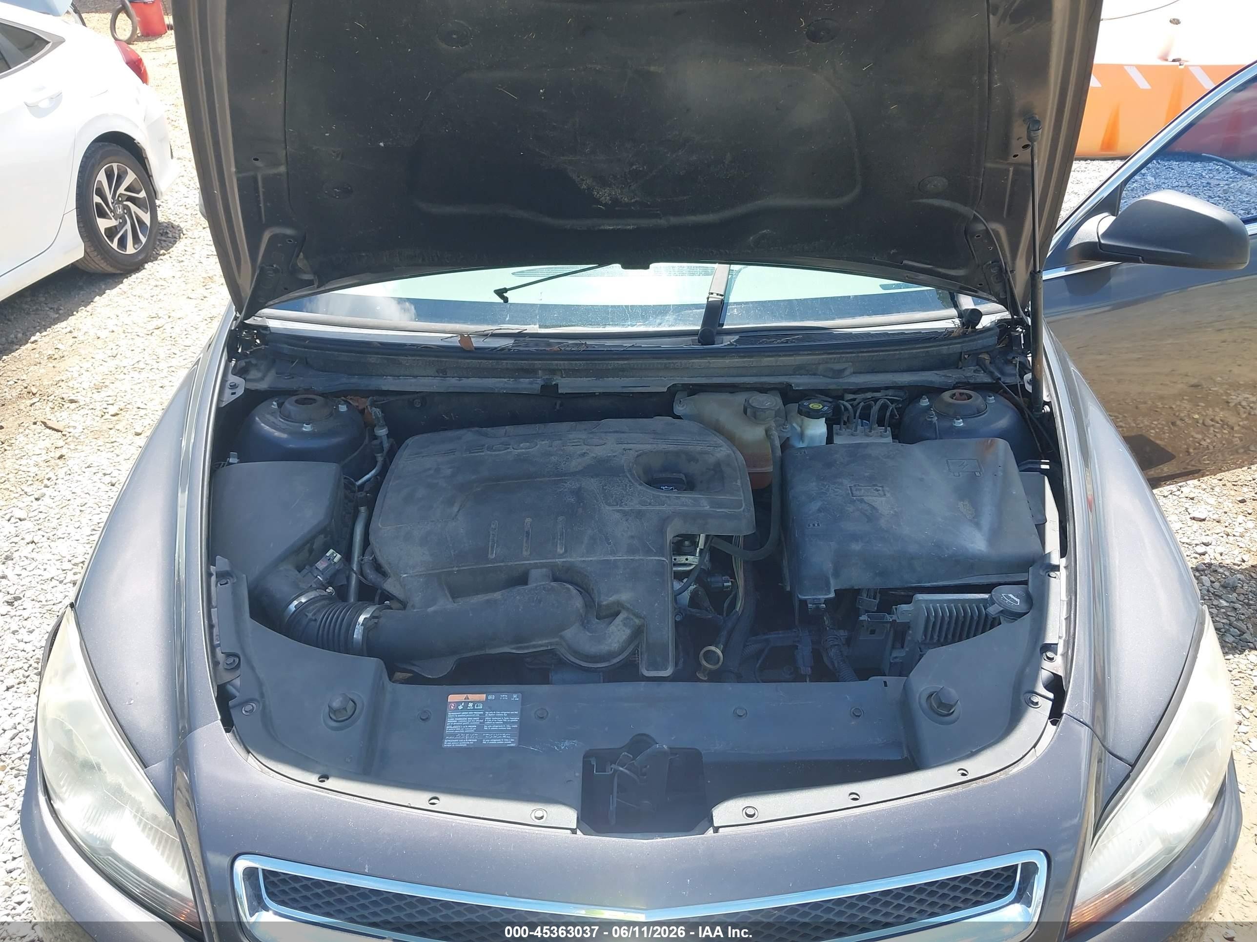 2012 Chevrolet Malibu Ls Gray vin: 1G1ZA5EU5CF356676