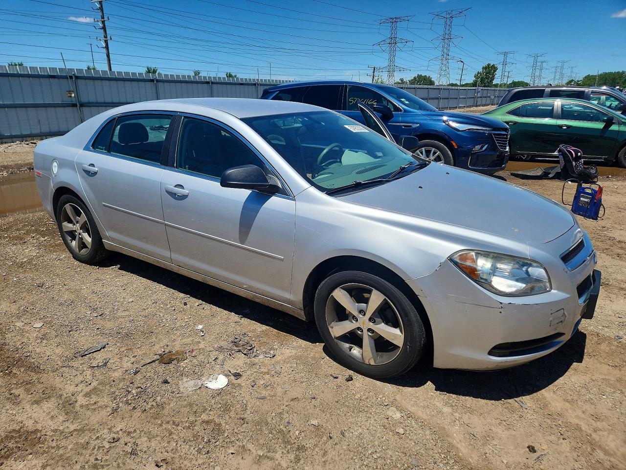 2012 Chevrolet Malibu Ls Silver vin: 1G1ZA5EU6CF387242