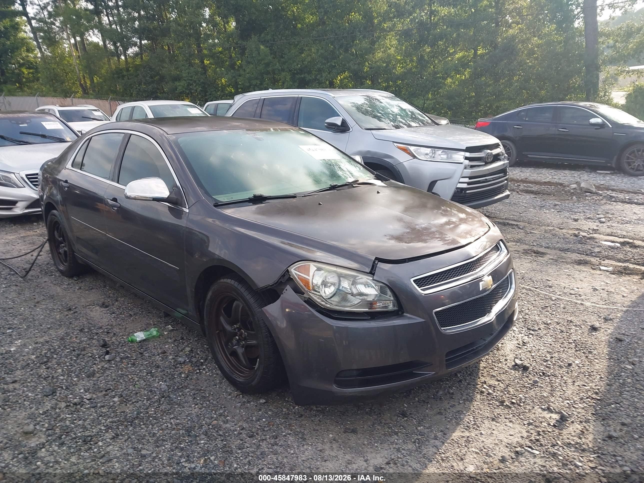 2012 Chevrolet Malibu Ls Gray vin: 1G1ZA5EU6CF395406