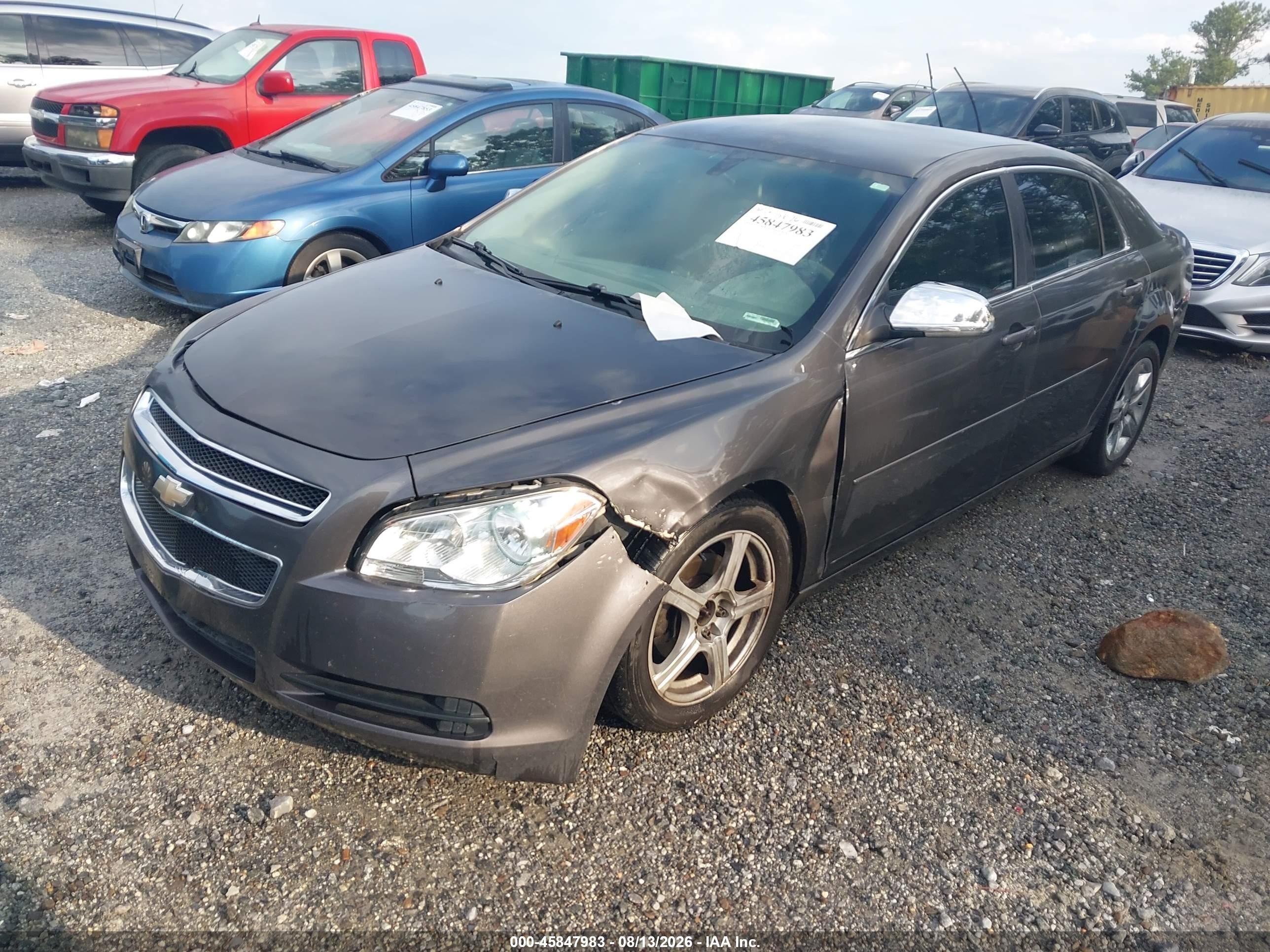 2012 Chevrolet Malibu Ls Серый vin: 1G1ZA5EU6CF395406